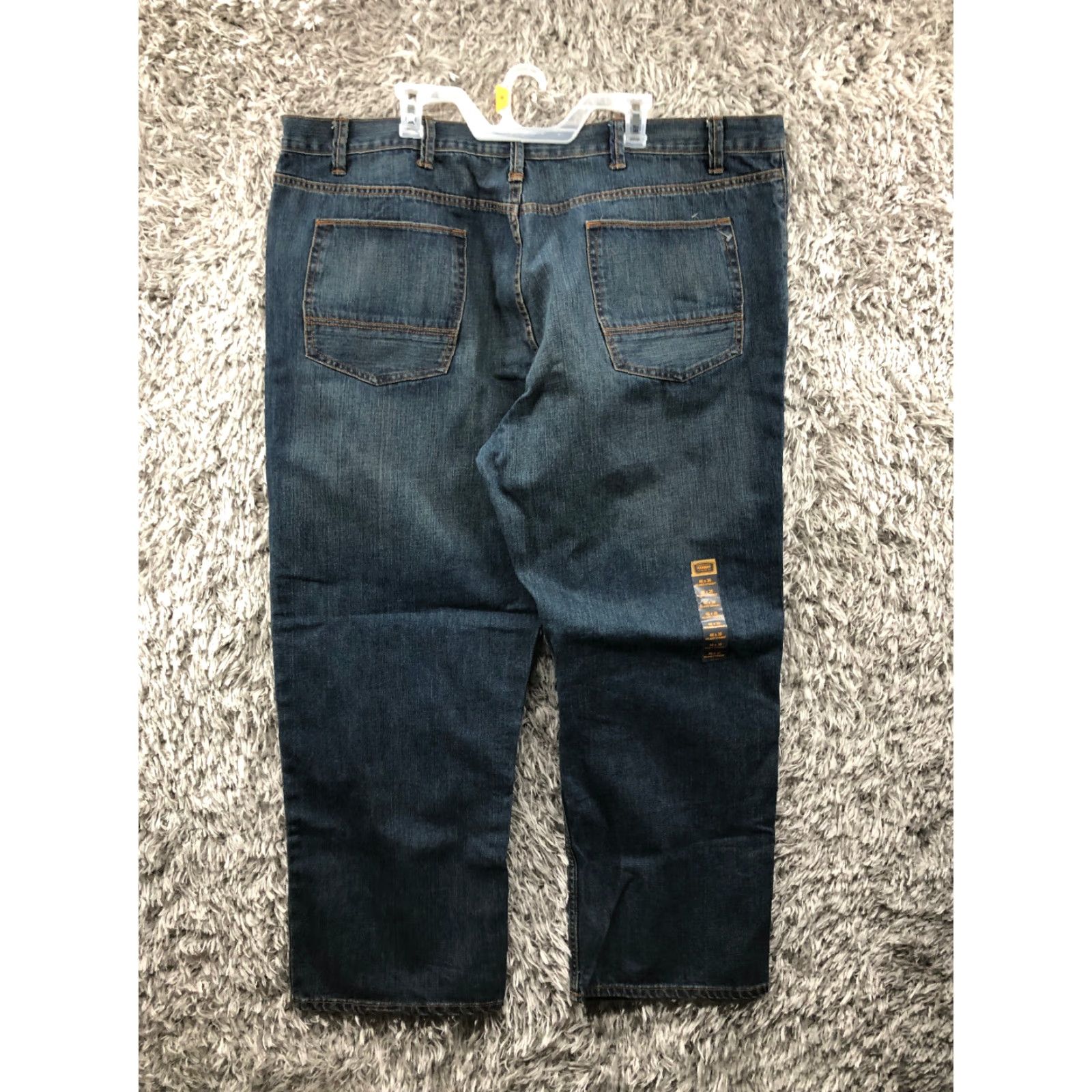 Vintage Foundry Jeans Size 38x32 Mens Relaxed Straight Leg Dark Wash Blue Denim Size US 38 / EU 54 - 5 Thumbnail