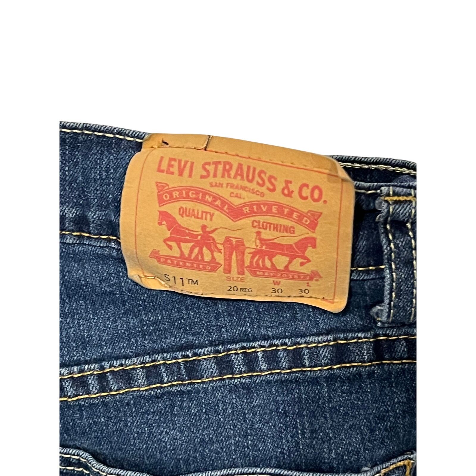 Levi's Levi's 511 Blue Jeans Slim Fit Womans 20Reg 30x30 Size 42" / US 20 - 4 Thumbnail