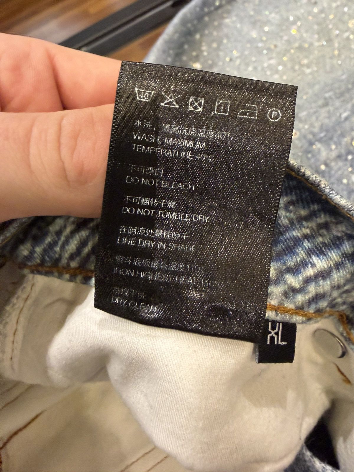 Birth of Royal Child Birth Of Royal Child Rhinestone Embellished Denim Size US 34 / EU 50 - 5 Thumbnail