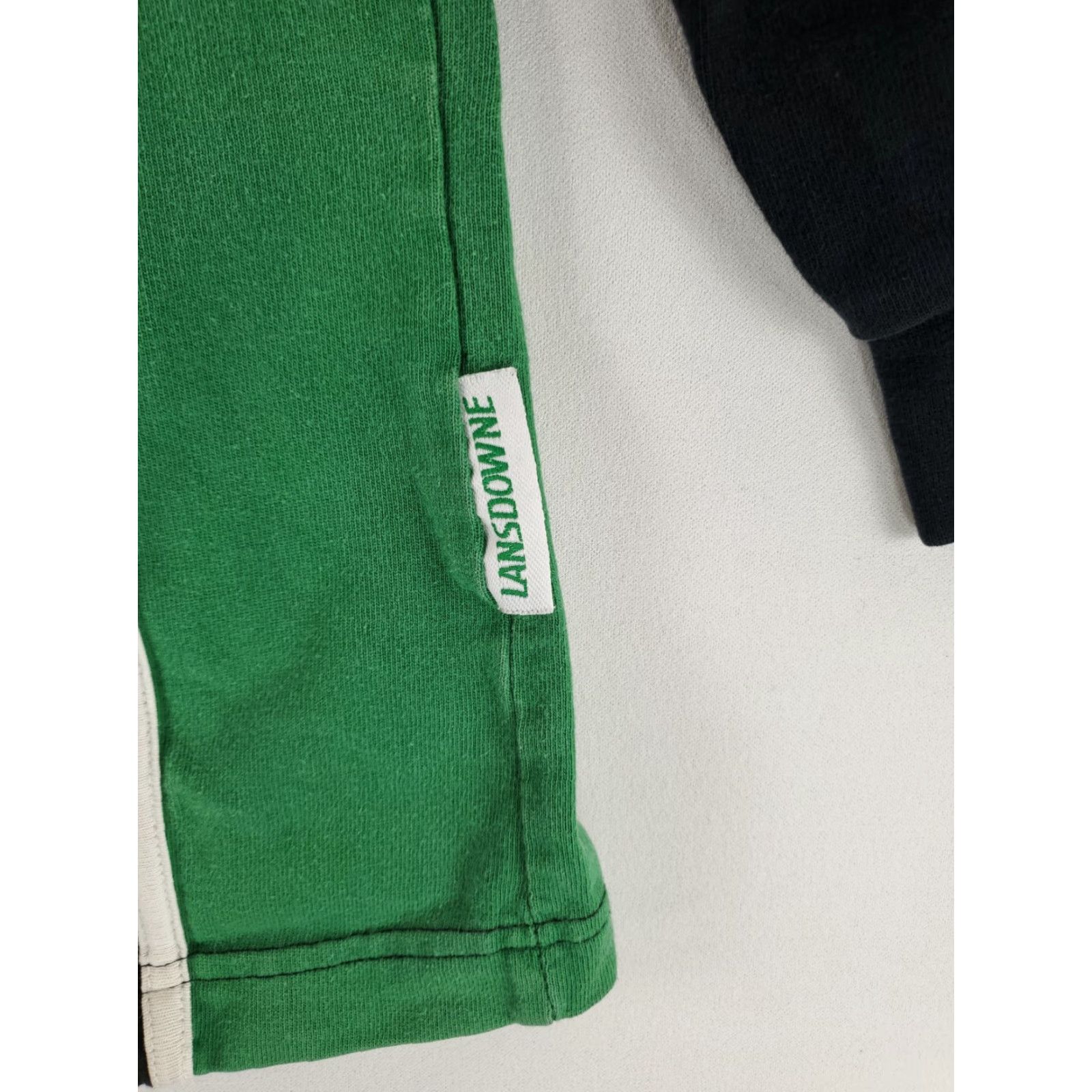 Vintage Landsdowne Rugby Shirt Ireland Black Green Long Sleeve Mens L Size US L / EU 52-54 / 3 - 4 Thumbnail