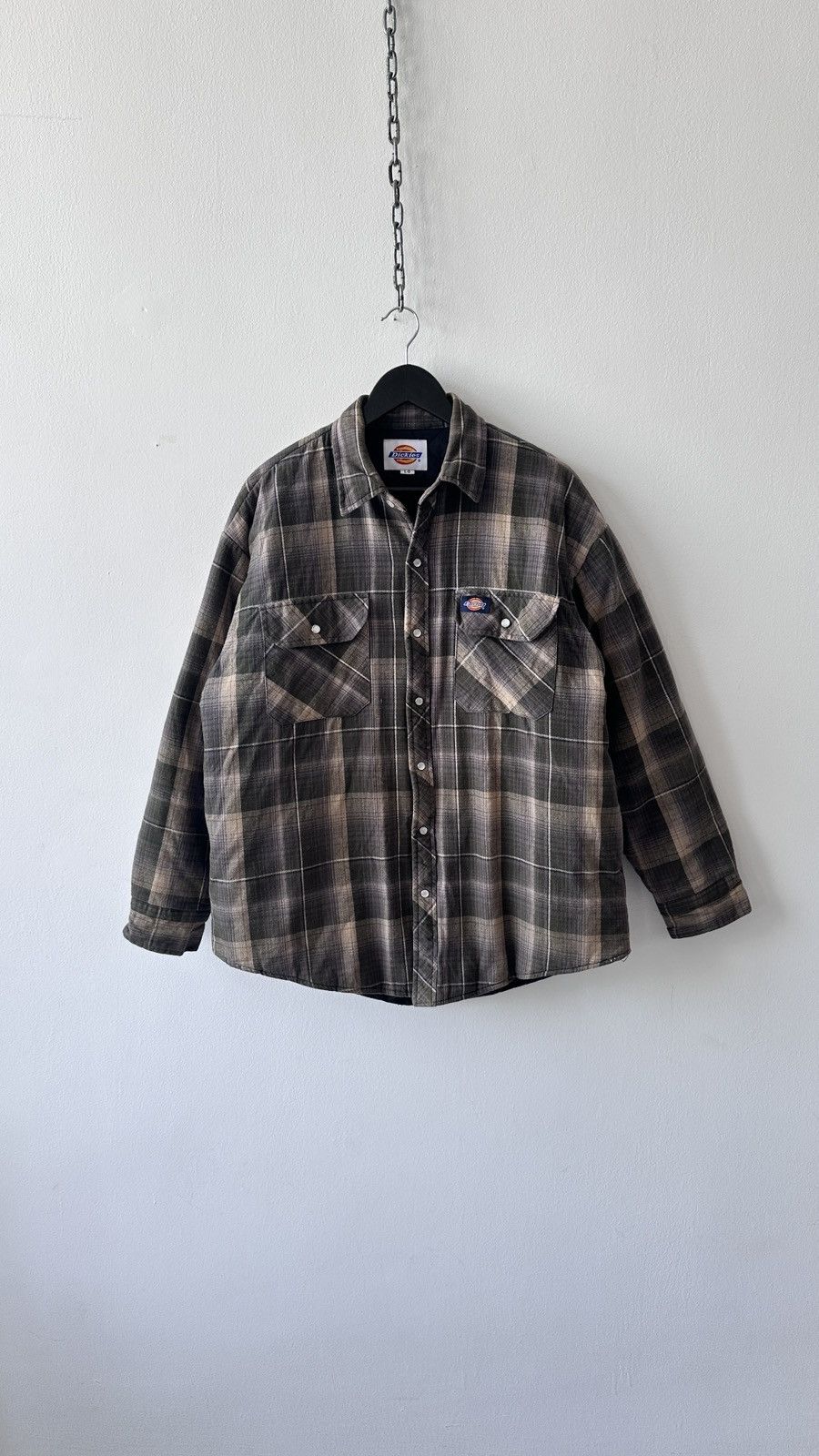 Dickies Dickies Lined Plaid Shirt Jacket Checkered Quilted Flannel Size US L / EU 52-54 / 3 - 1 Thumbnail