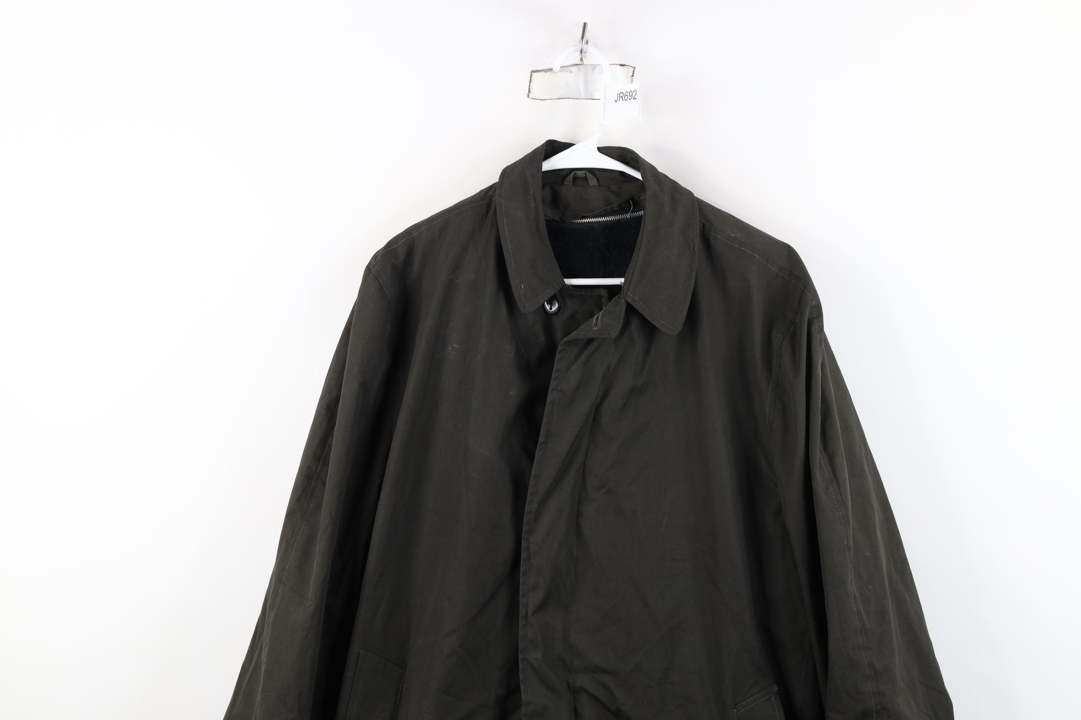 Vintage Vintage 60s Streetwear Trench Coat Rain Jacket Green USA Size US XL / EU 56 / 4 - 2 Thumbnail