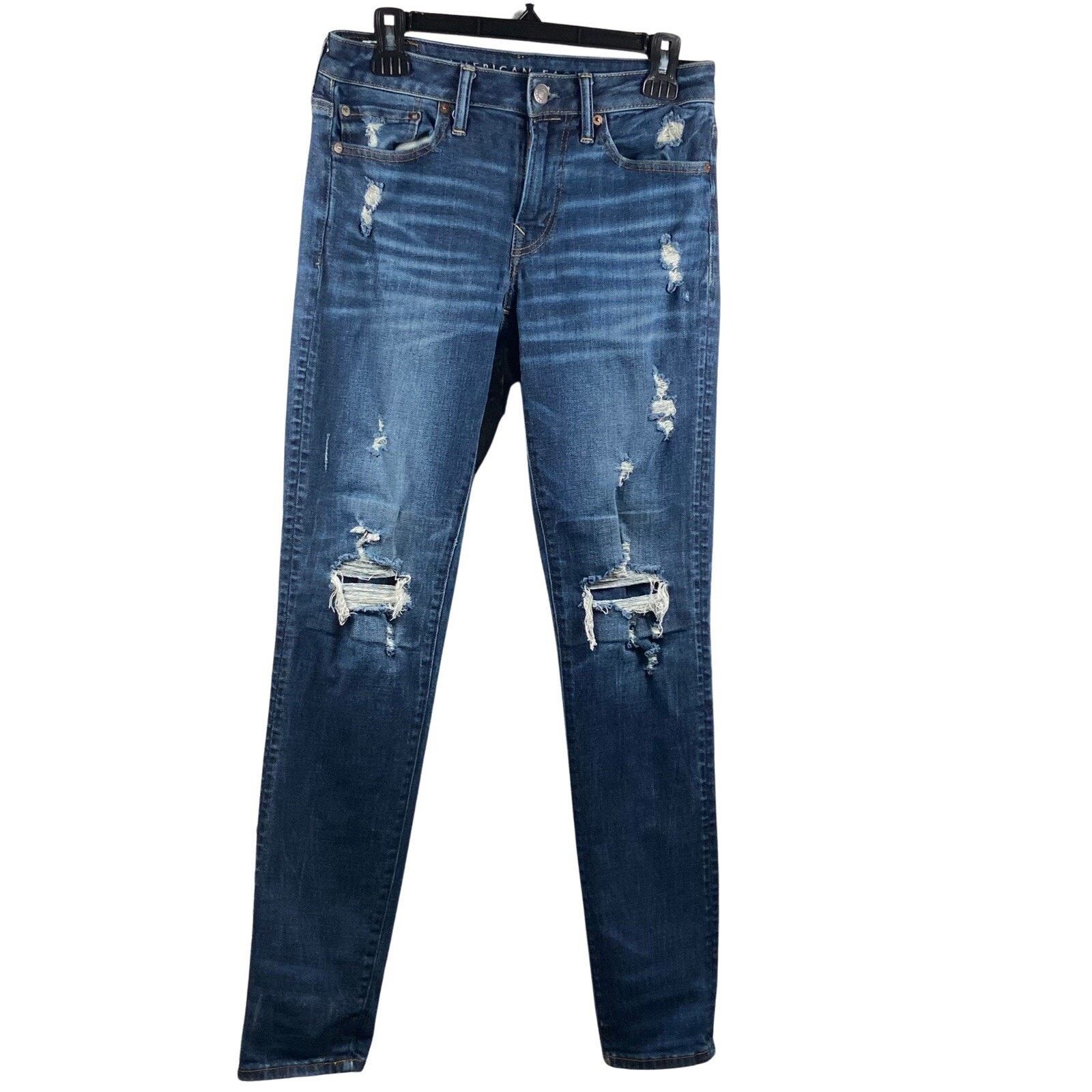 American Eagle Outfitters American Eagle Jeans Men 29x31 Athletic Skinny Distressed Size US 28 / EU 44 - 1 Thumbnail