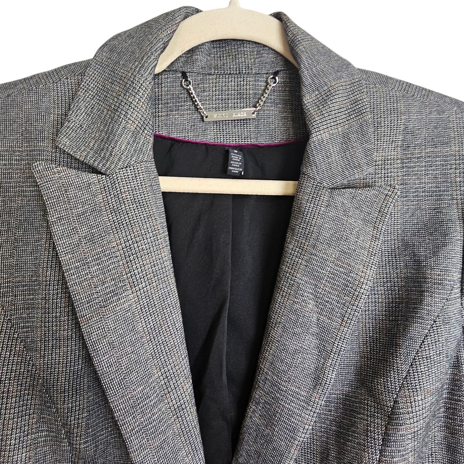 White House Black Market White House Black Market Womens Blazer Office Interview 8 Size M / US 6-8 / IT 42-44 - 2 Thumbnail