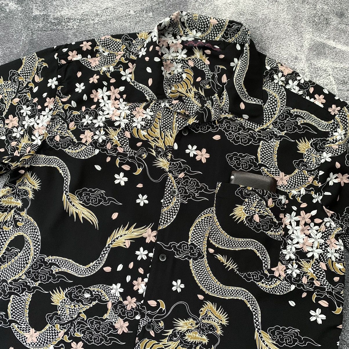 Japanese Brand Japanese Traditional Flying dragon Shirt Size US XL / EU 56 / 4 - 4 Thumbnail
