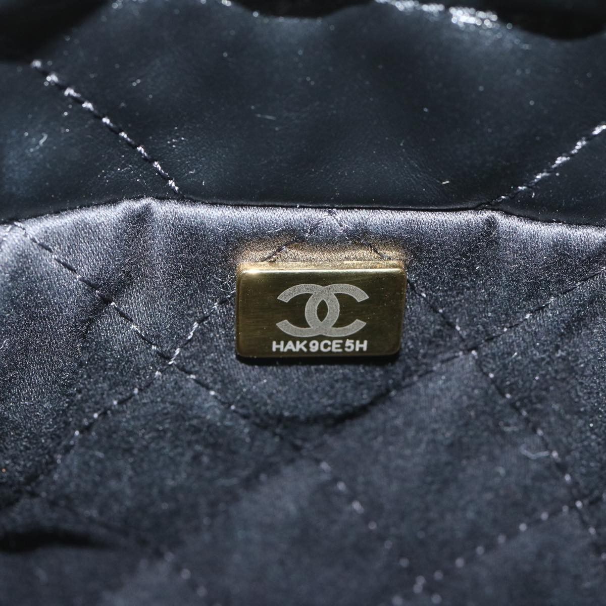 Chanel CHANEL CHANEL 22 Chain Hand Bag Leather Black As3980 CC Size ONE SIZE - 11 Thumbnail