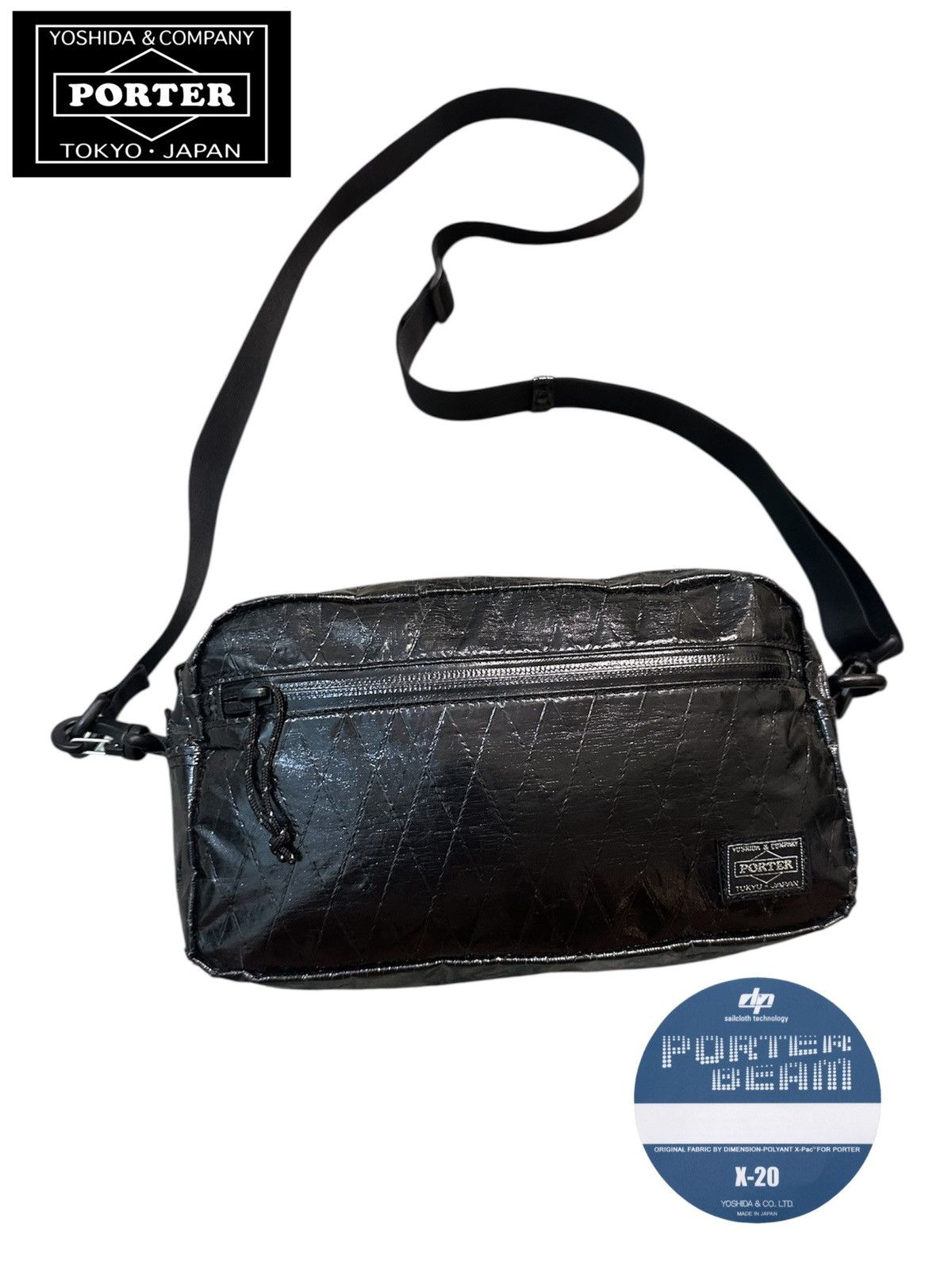 Porter Japan x Beams Enamel Croc Sling Bag