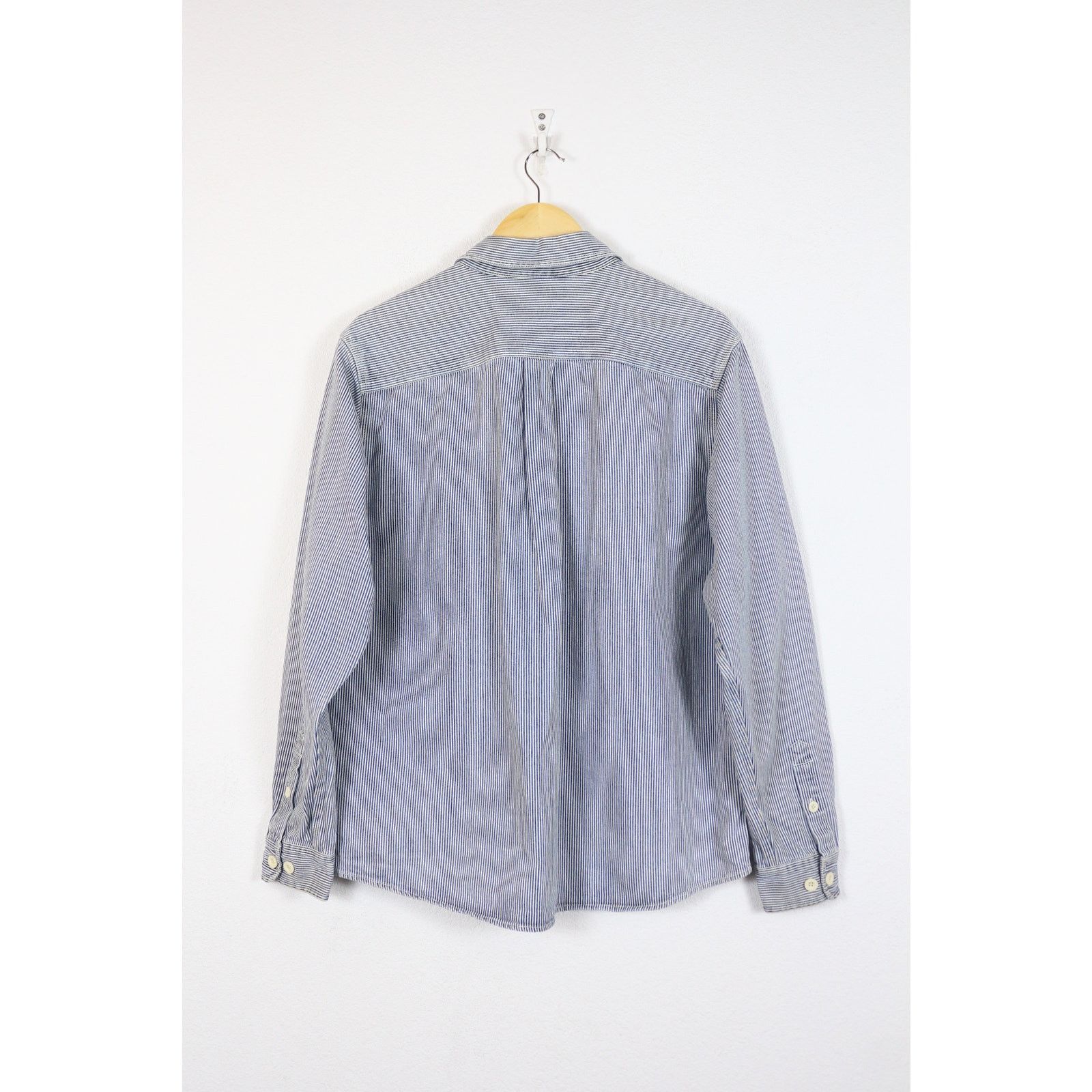 Carhartt Carhartt Logo Striped Twill Harbor L/S Shirt Sailor Marine Size US L / EU 52-54 / 3 - 6 Thumbnail