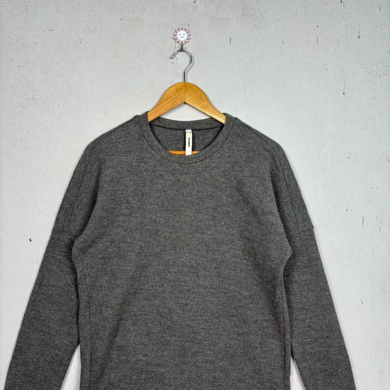 Kazuyuki Kumagai Attachment Attachment Kazuyuki Kumagai Wool Knit Long Sleeve Gray 1 Size US S / EU 44-46 / 1 - 3 Thumbnail
