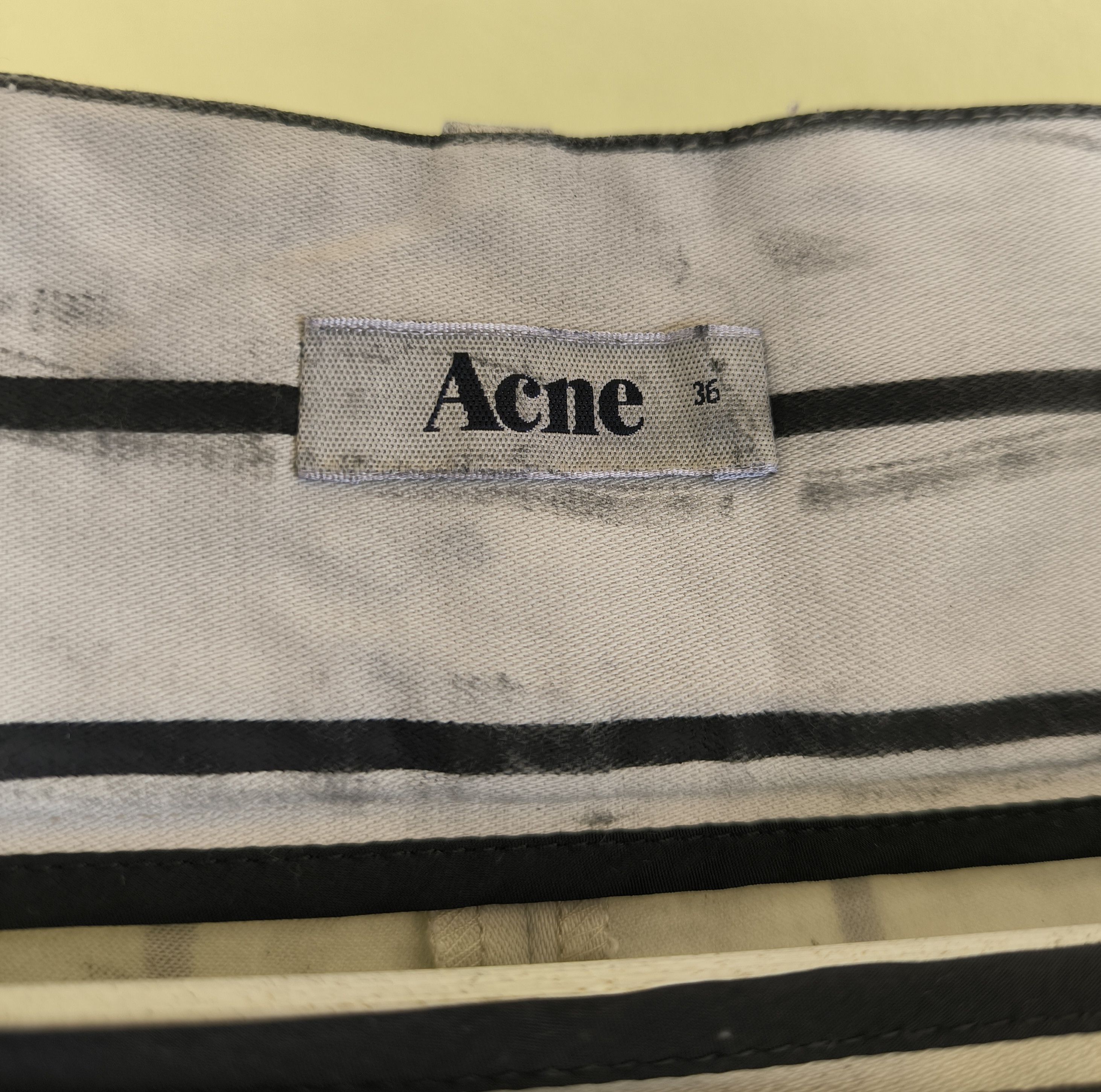 Acne Studios ACNE STUDIOS side zipper waist striped down pants Size 29" - 10 Thumbnail