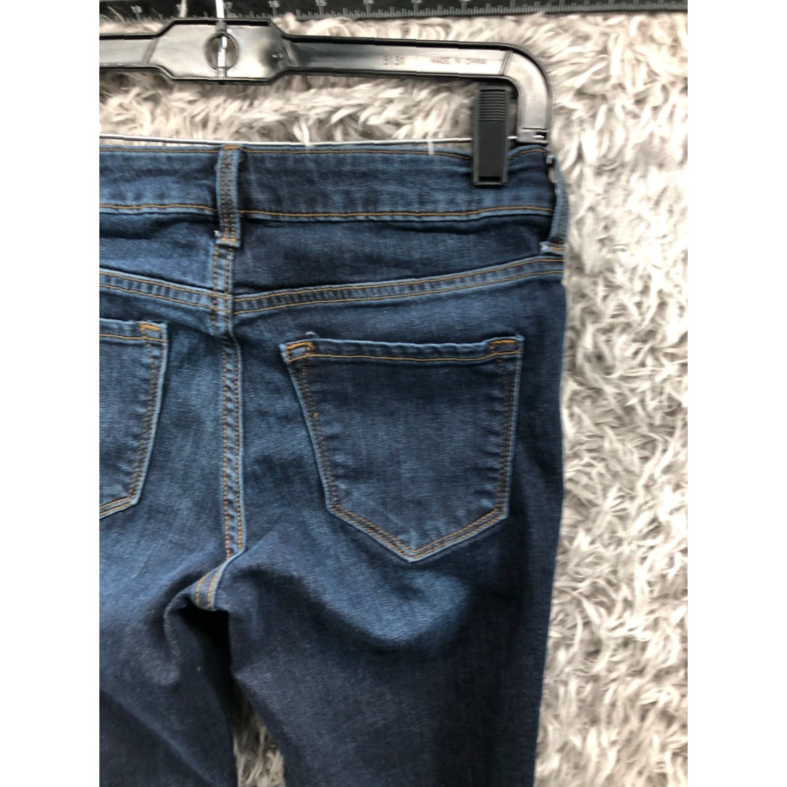 Old Navy Old Navy Rockstar Skinny Jeans Womens Size 2 Medium Wash Blue Denim 5-Pocket Regular Rise Slim Jeans Mens Womens Boys Girls Size 26" / US 2 / IT 38 - 6 Thumbnail