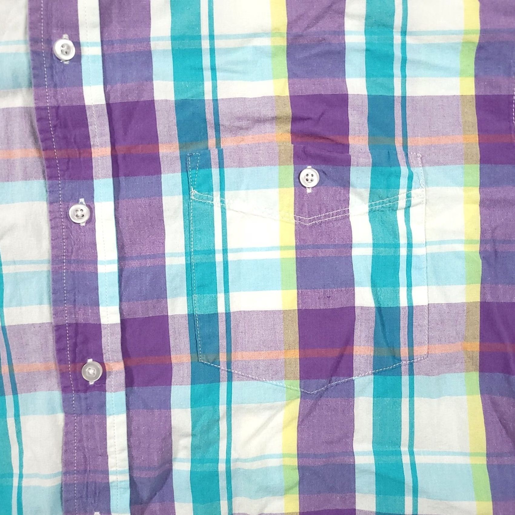 Vintage Panhandle Slim Long Sleeve Button Down Western Shirt Mens Large Plaid Flip Cuff Size US L / EU 52-54 / 3 - 4 Thumbnail