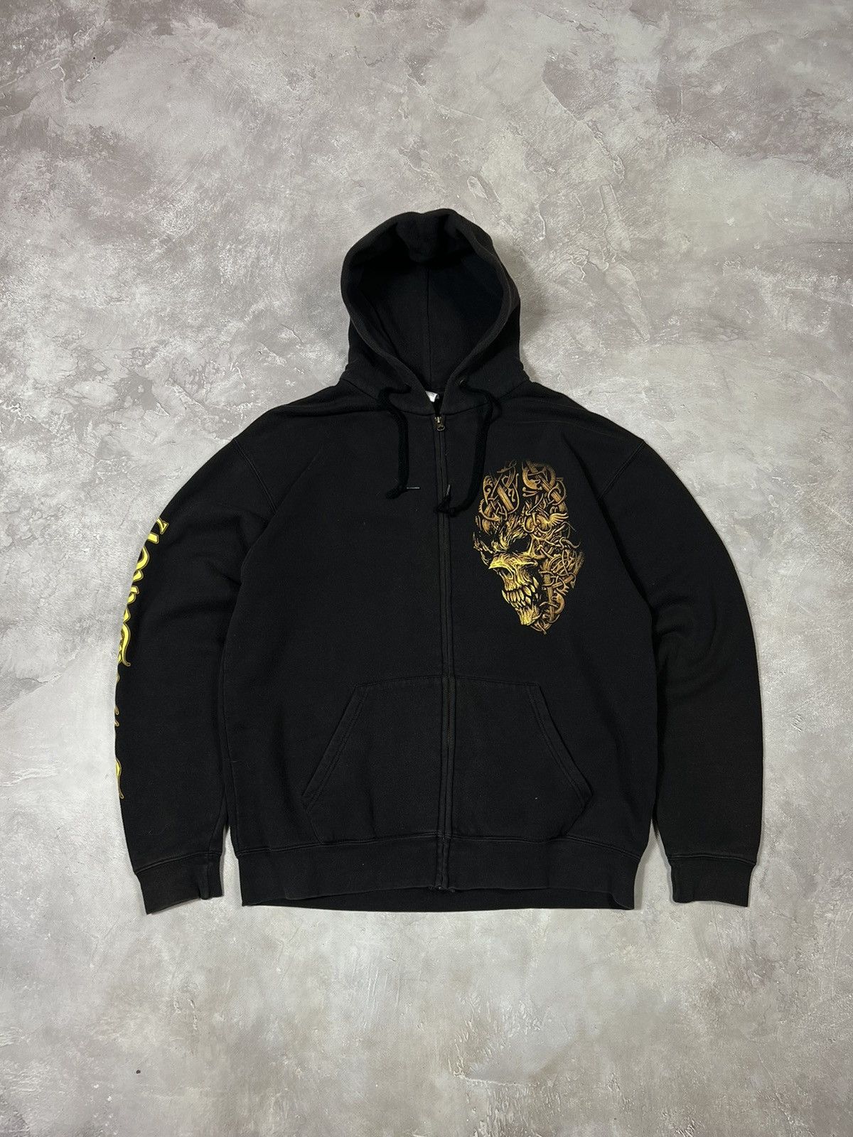 Band Tees Vintage Amon Amarth Distressed Baggy Hoodie Size US XL / EU 56 / 4 - 2 Thumbnail
