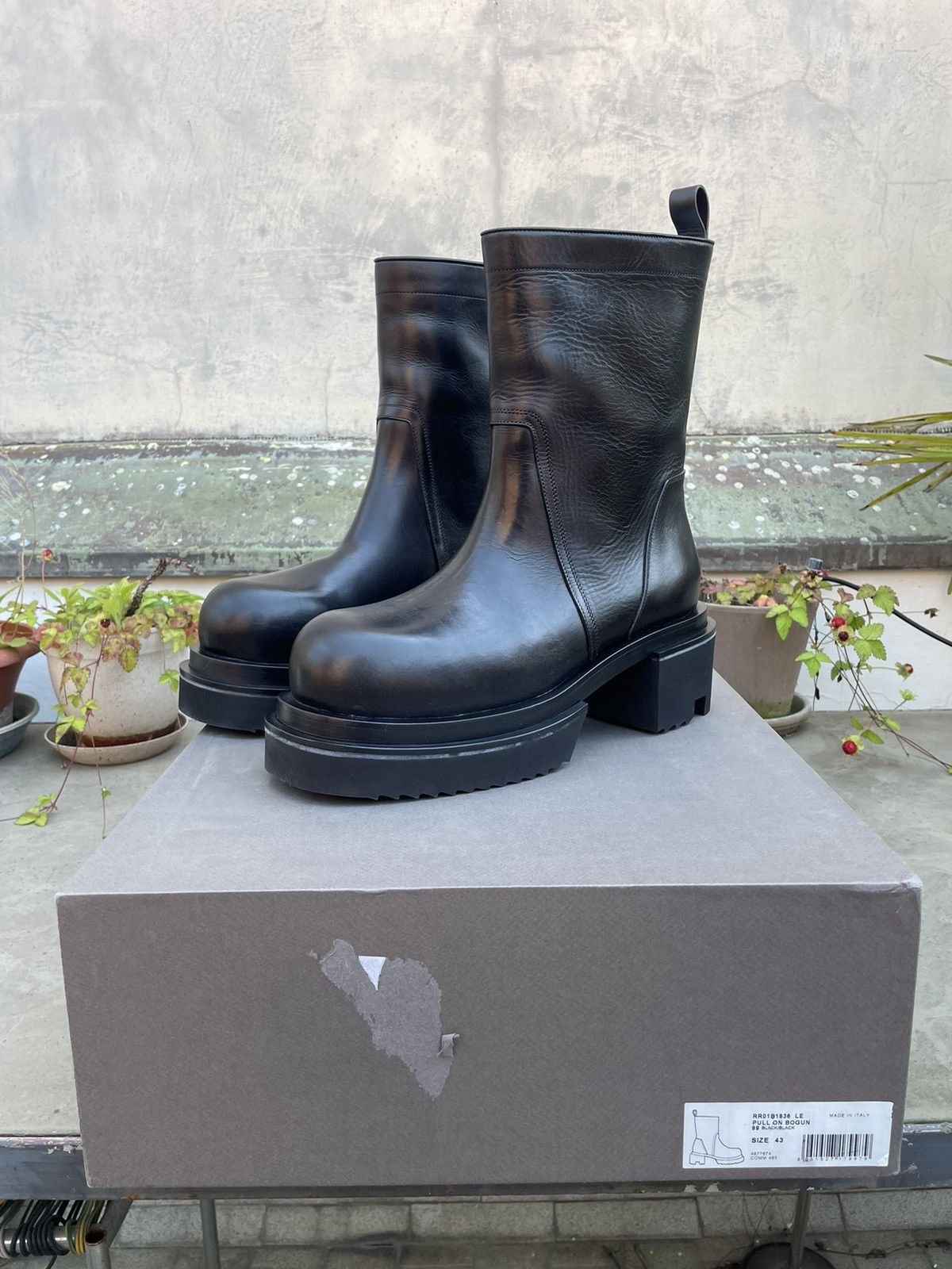 Rick Owens Bogun Boots Size US 10 / EU 43 - 2 Thumbnail