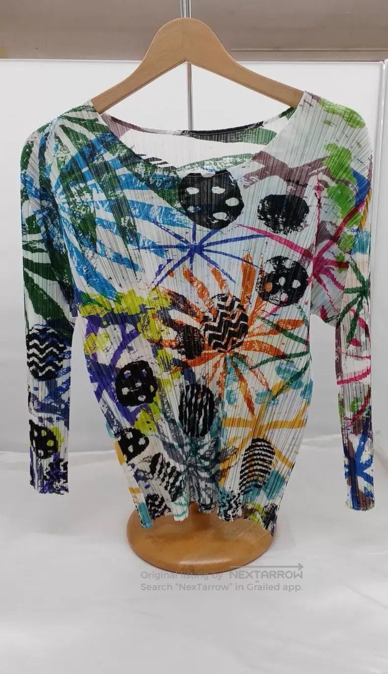 Issey Miyake Issey Miyake Rainforest Lotus Root Slice Top Size L / US 10 / IT 46 - 1 Thumbnail