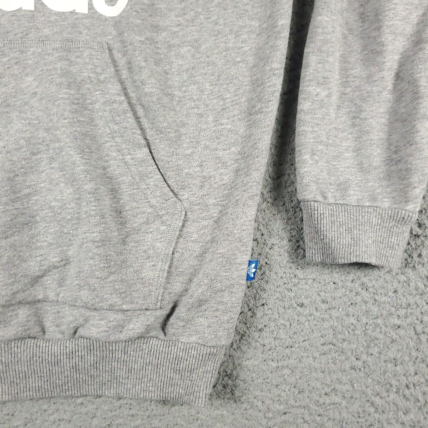 Adidas Adidas Hoodie Women XS Gray Logo Pullover Sweatshirt Hooded Regular Size XS / US 0-2 / IT 36-38 - 4 Thumbnail