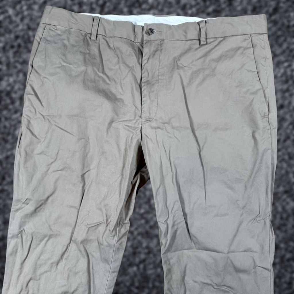 Polo Ralph Lauren VINTAGE Polo Ralph Lauren Pants Dress Slim 36x30 Mens Regular Beige Khaki Chino Cuffed Mens Fashion Polo Ralph Lauren Andrew Size US M / EU 48-50 / 2 - 1 Thumbnail