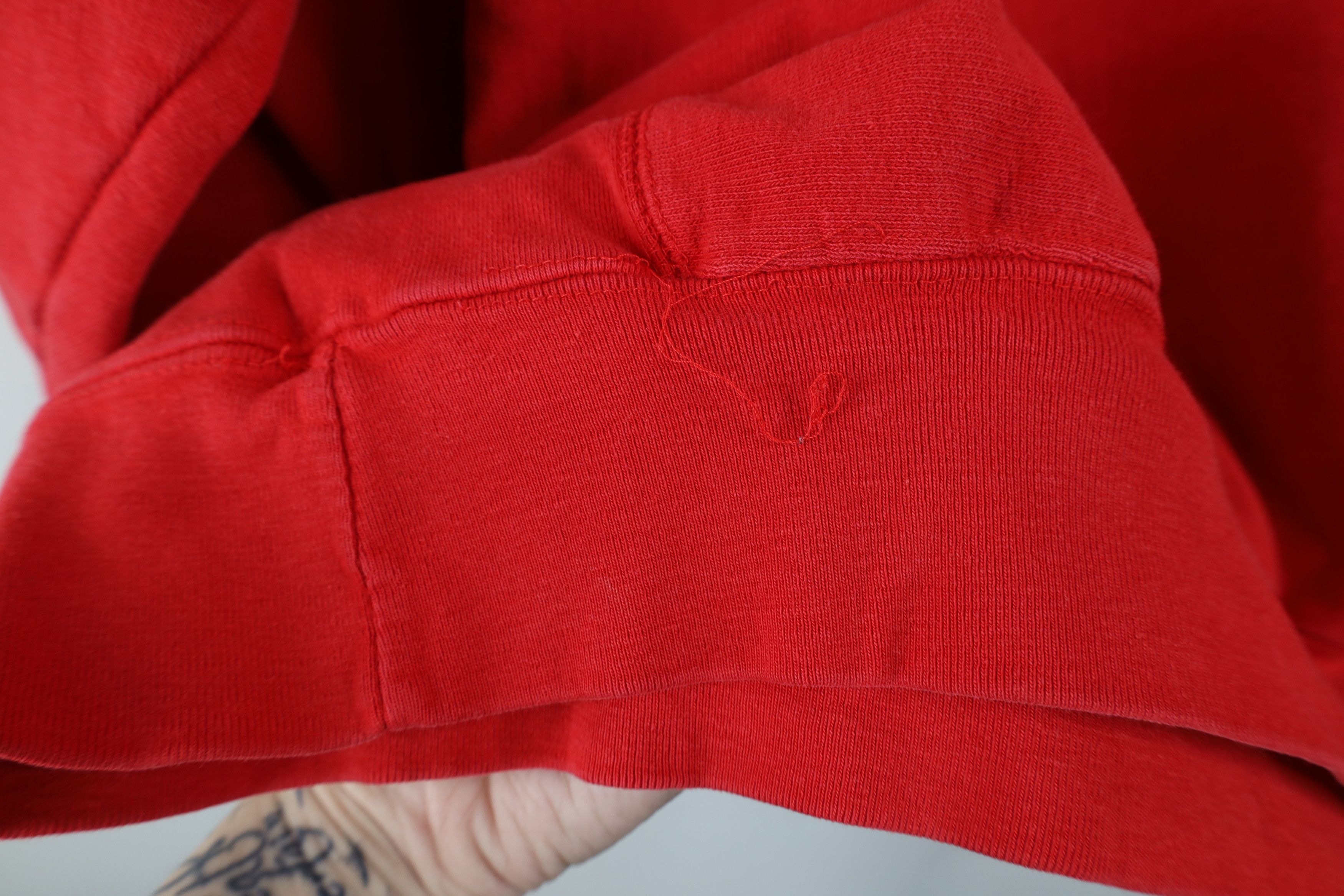 Vintage Vintage 90s Heavyweight Ohio State University Sweatshirt Red Size US XXL / EU 58 / 5 - 12 Thumbnail