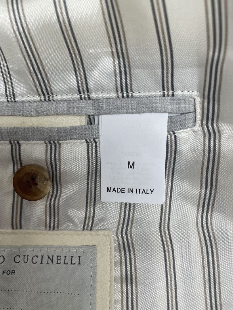 Brunello Cucinelli BRUNELLO CUCINELLI Mens Buttoned Straight Hem Jacket Size US M / EU 48-50 / 2 - 13 Thumbnail