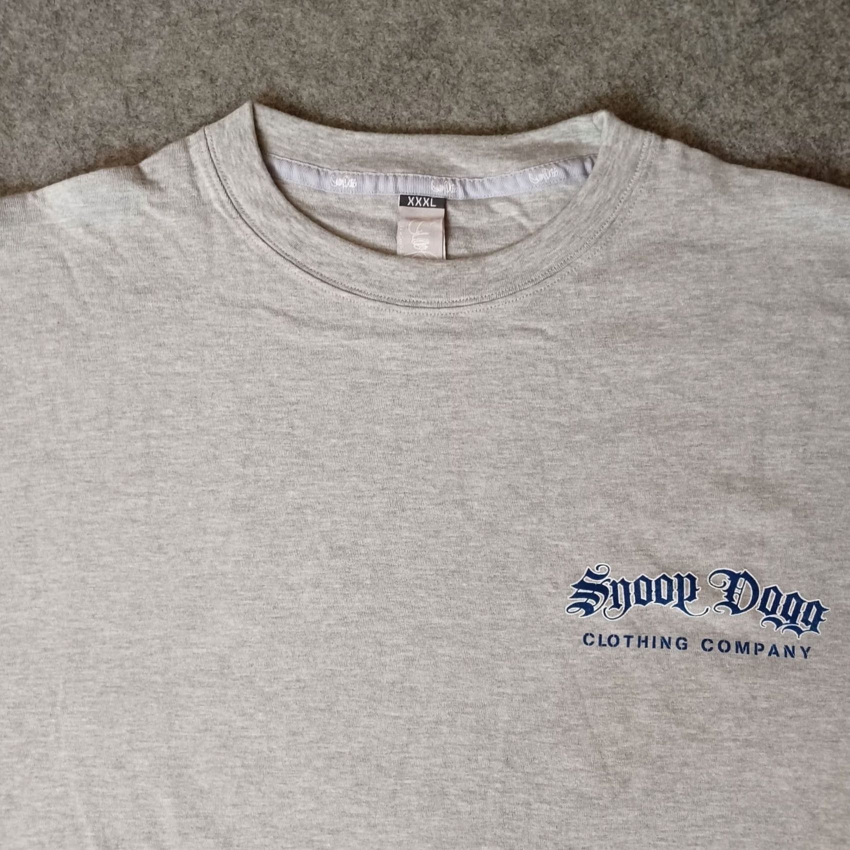 CO Snoop Dogg Clothing Co Mens T Shirt 3XL Gray Blue Logo Short Sleeve Hip Hop 90s Shirts Mens Blue Logo Graphic Print Crew Neck Big & Tall Size US XXL / EU 58 / 5 - 6 Thumbnail
