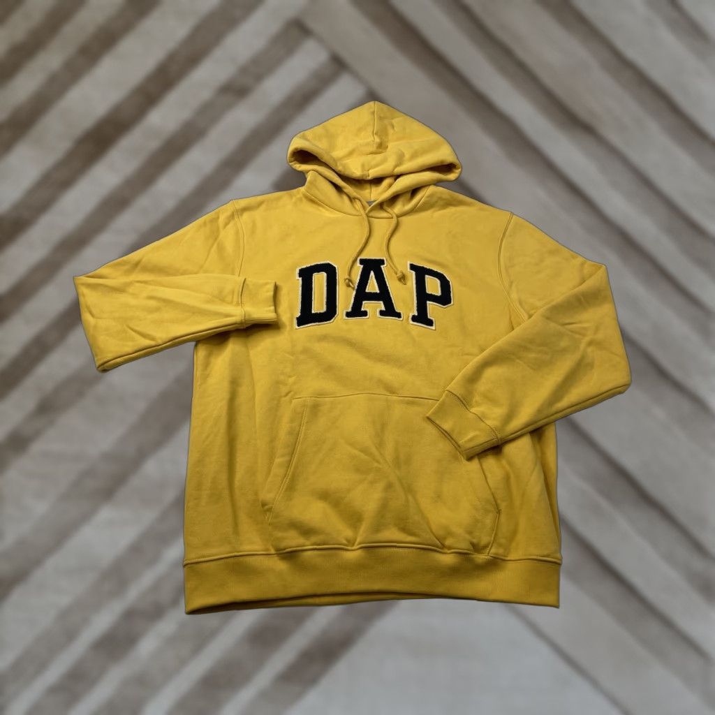 Gap Dapper Dan X Gap Hoodie Sweatshirt Limited Edition Size M Yellow Men Pullover Size US M / EU 48-50 / 2 - 1 Thumbnail
