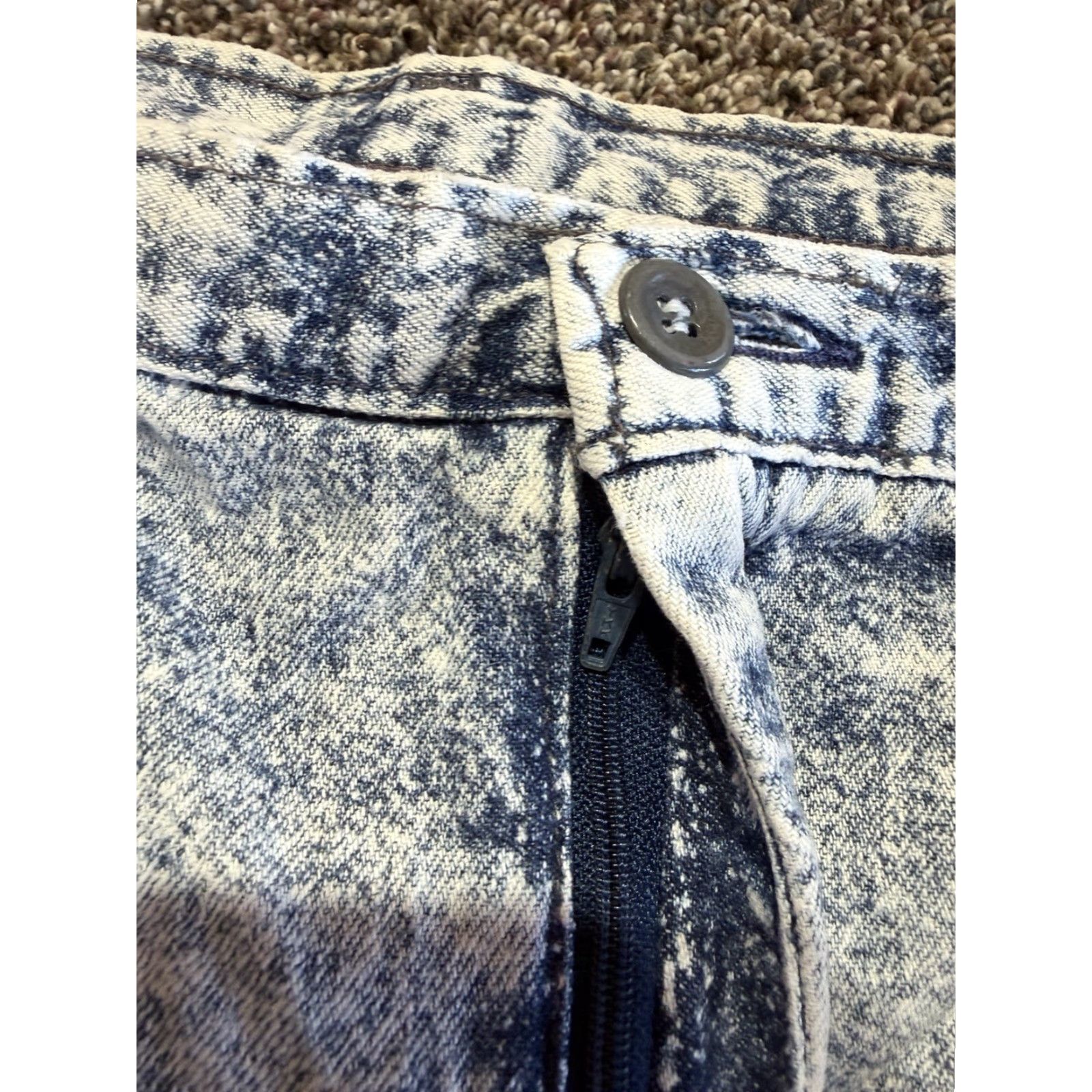 Levi's VTG Levi's Women Jeans 34x30 Acid Wash High Straight 80s 90s USA Cotton Blue Mom Jeans Size 40" / US 18 - 4 Thumbnail