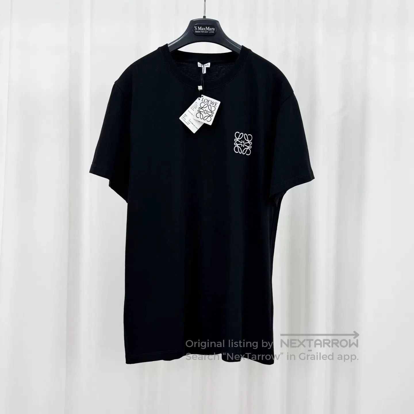 Loewe Loewe Black Embroidered Logo Short Sleeve. Size US M / EU 48-50 / 2 - 1 Thumbnail