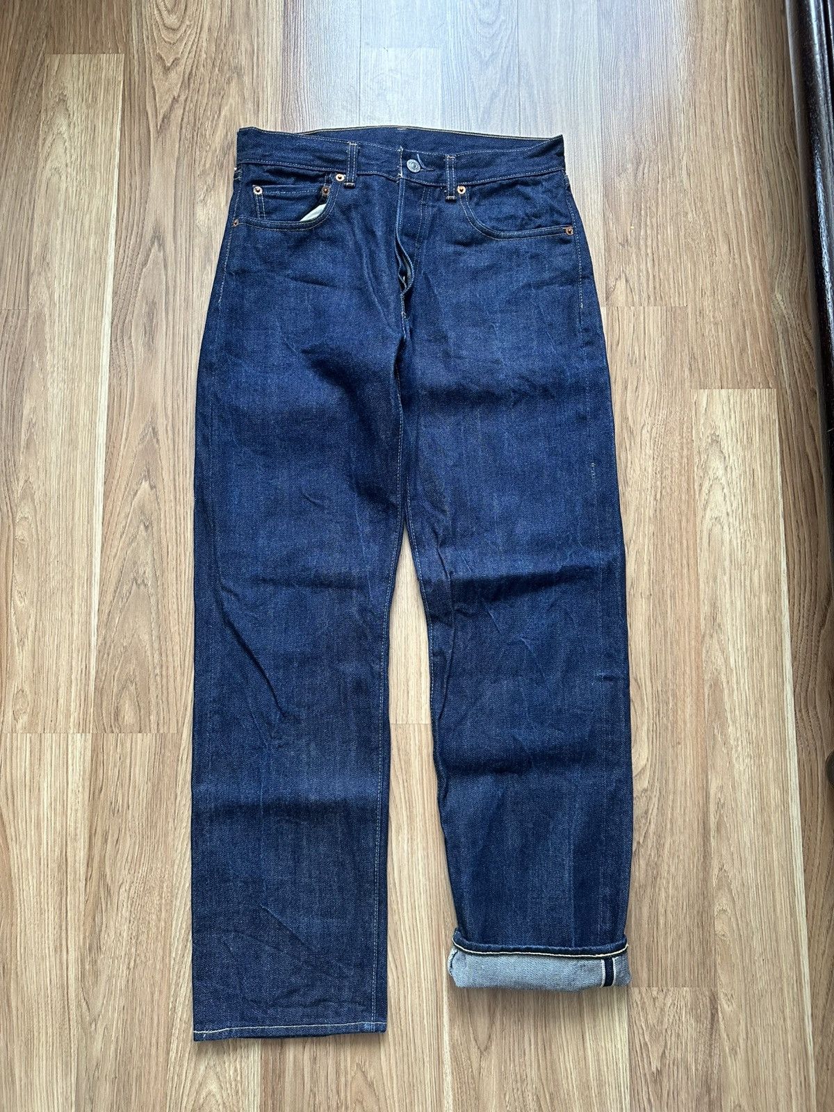 Levis Denim Selvedge Jeans 501XX LVC 1966 W32 L32