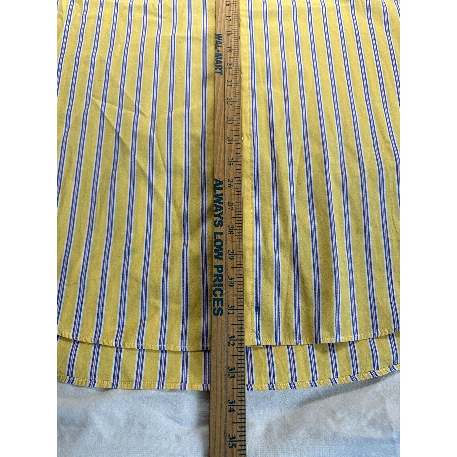 Ralph Lauren Ralph Lauren Custom Fit, Button XL Shirt Yellow Striped/Pony Size US XL / EU 56 / 4 - 7 Thumbnail