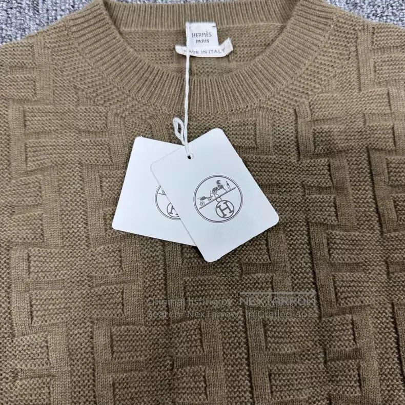 Hermes Hermes Wool Embossed H Logo Knit Sweater Size XXS / US 00 / IT 34 - 4 Thumbnail
