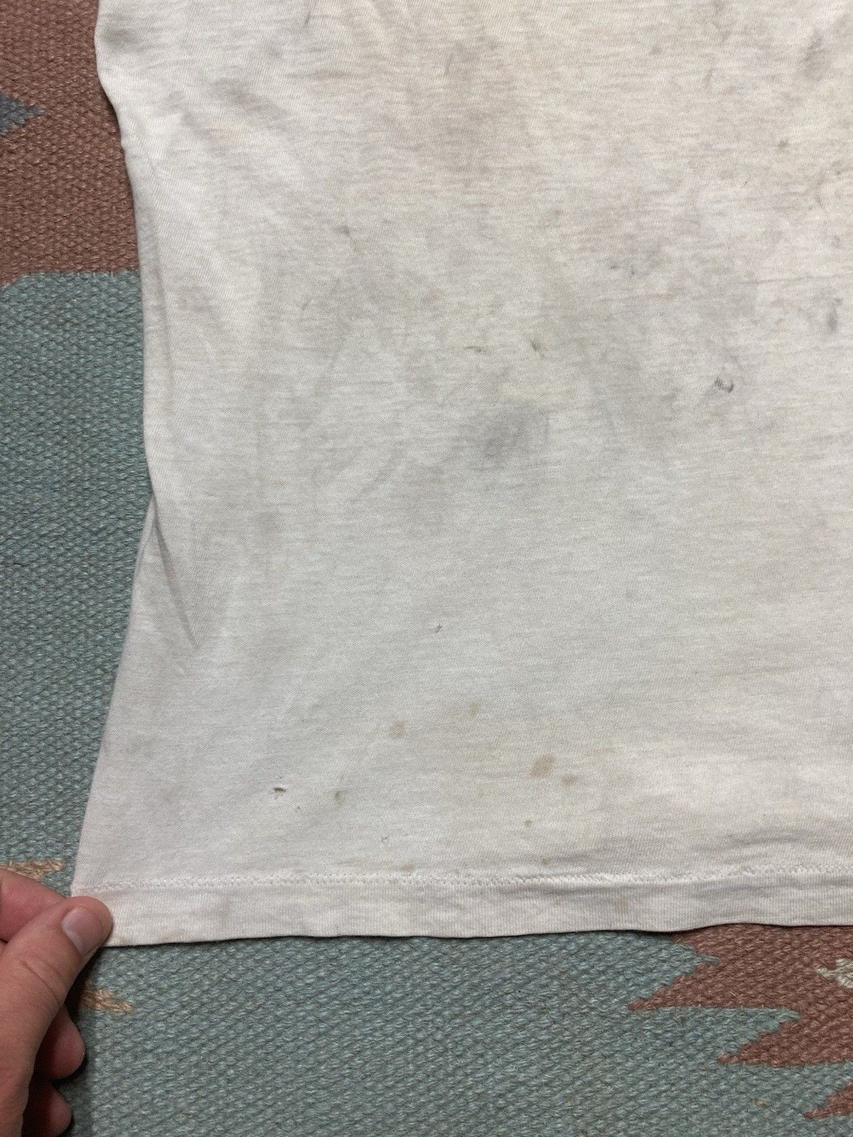 Vintage blank white t shirt jockey distres soft cotton whooped small Size US S / EU 44-46 / 1 - 9 Thumbnail