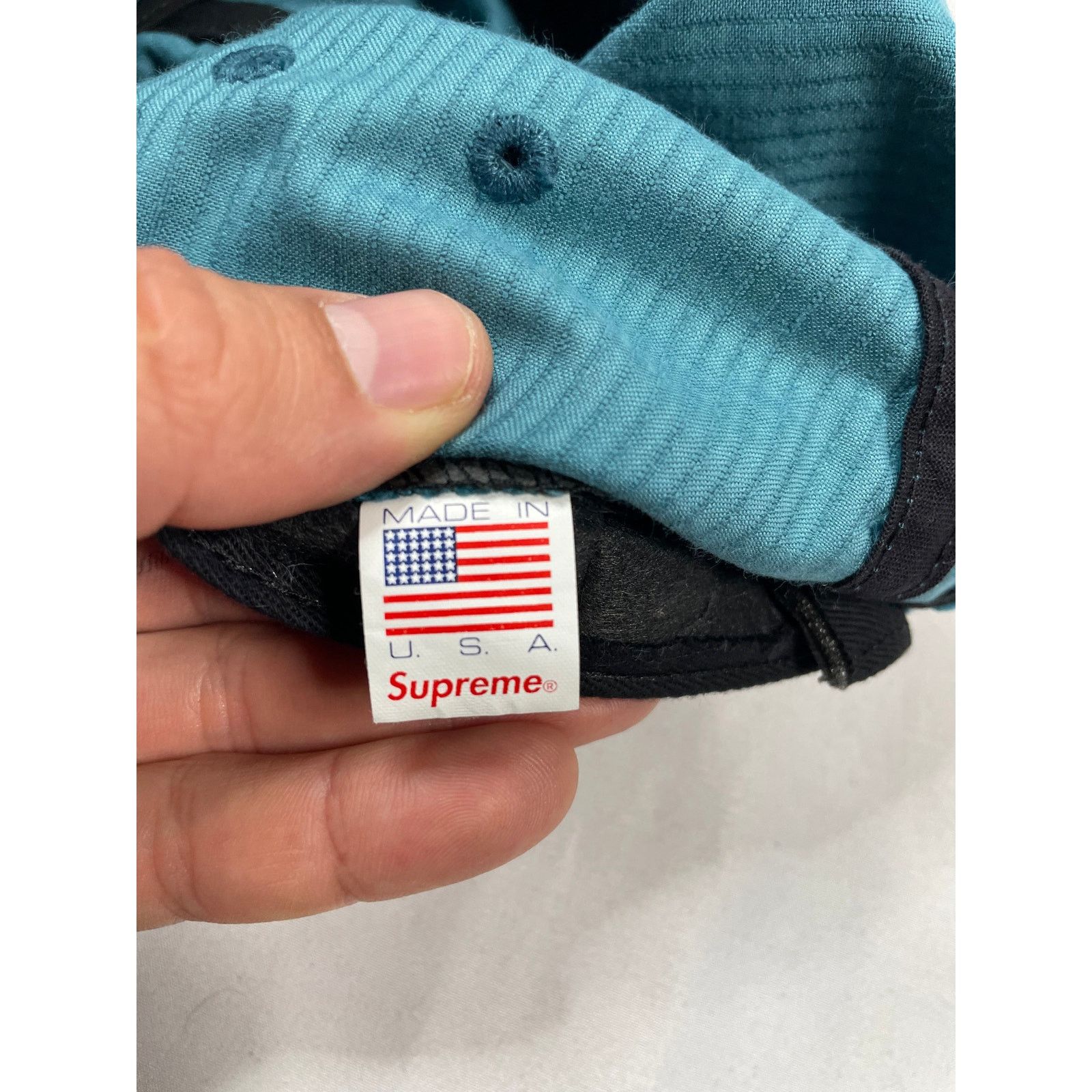 Supreme Supreme Blue Suede Cap OS Size ONE SIZE - 5 Thumbnail