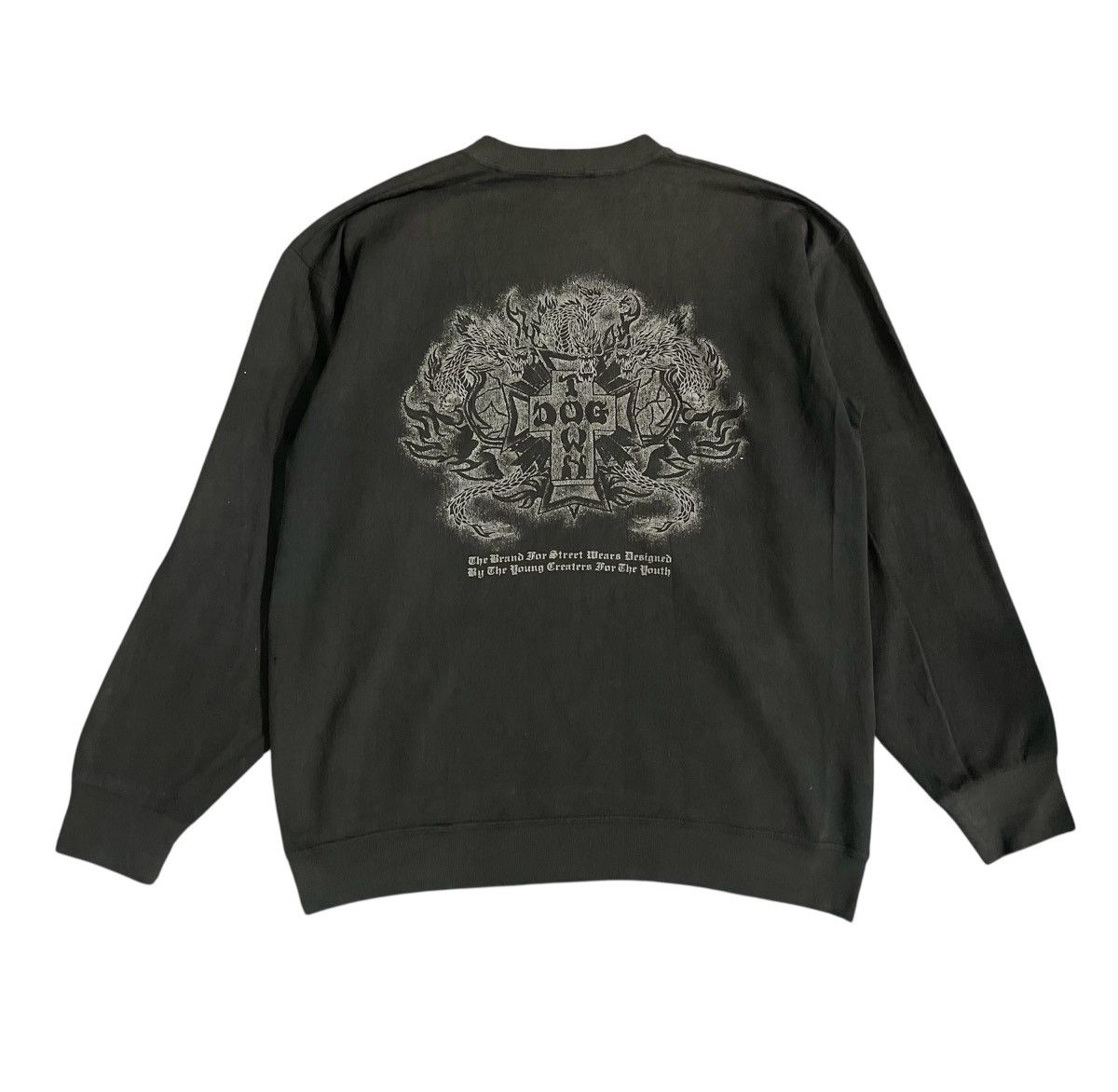 Dogtown Vintage Dog Town Distressed Sweatshirt Size US L / EU 52-54 / 3 - 1 Thumbnail