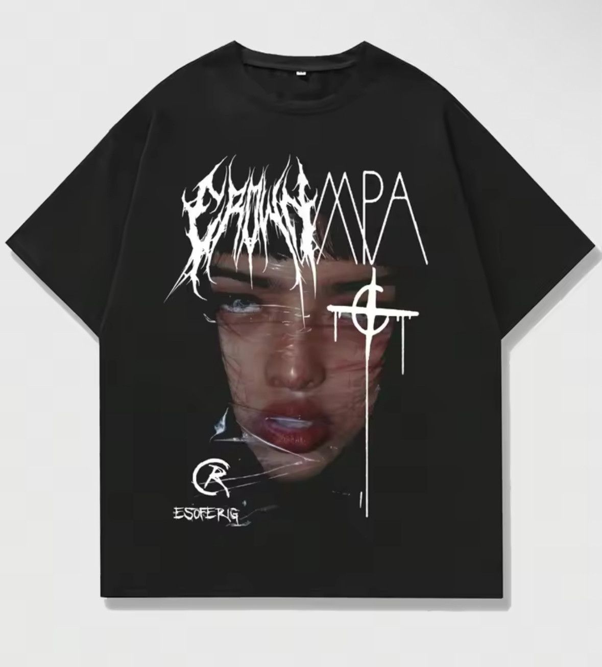 Other Y2K Streetwear Goth Fashion Black T-Shirt Punk Graphic Tees Size US XL / EU 56 / 4 - 1 Thumbnail