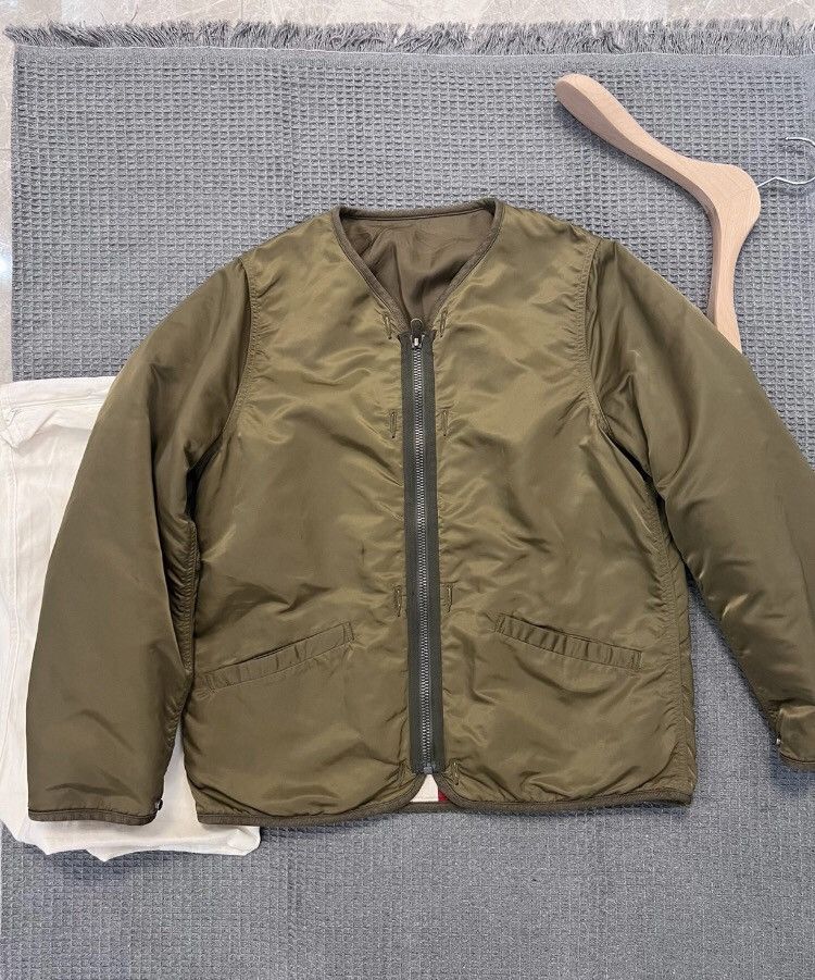 VISVIM IRIS LINER VEST 19SS OLIVE/SIZE 3