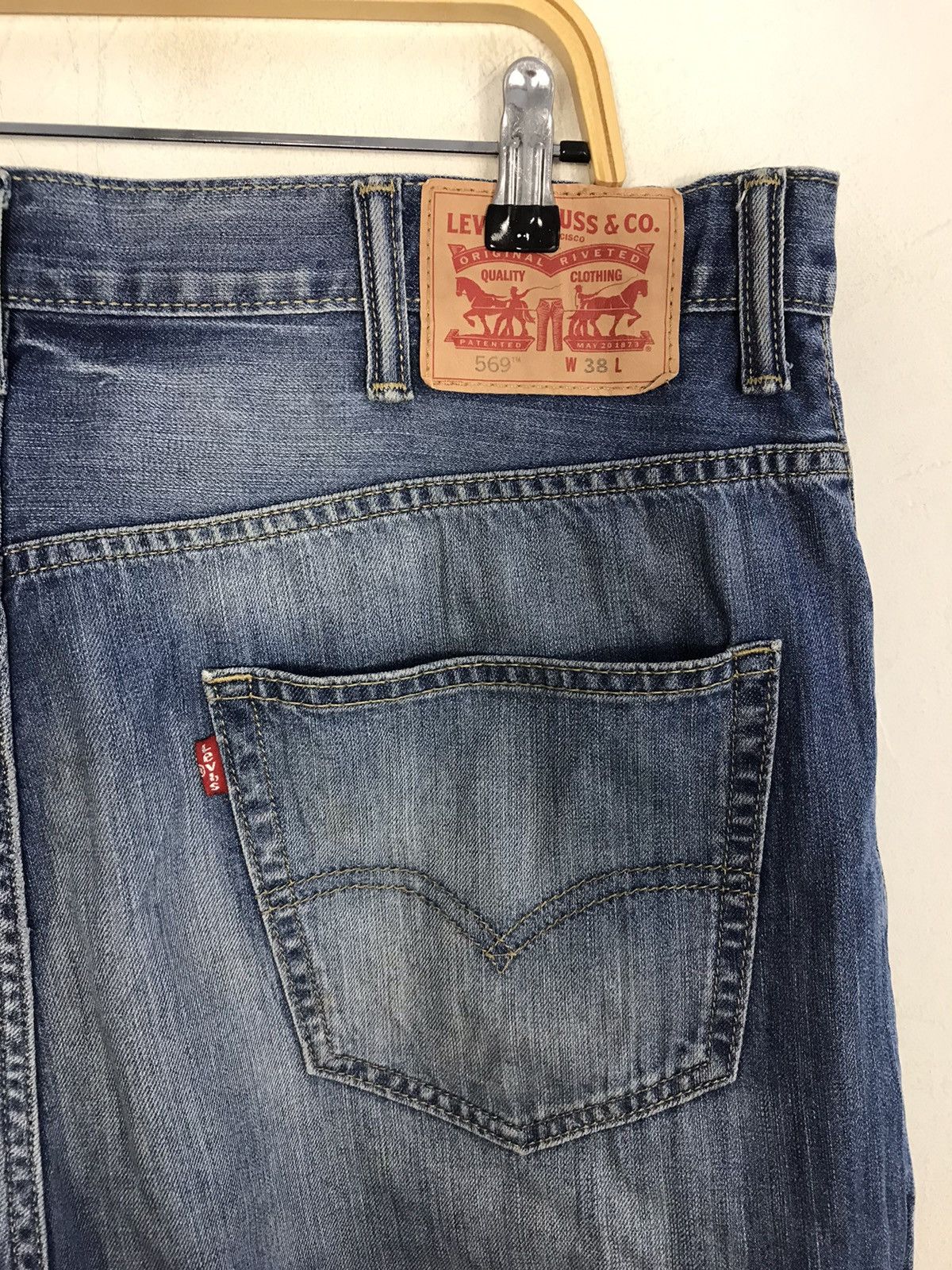Japanese Brand × Levi's Vintage Levi’s 569 Workwear Short Pants Zipper Style Size US 38 / EU 54 - 10 Thumbnail