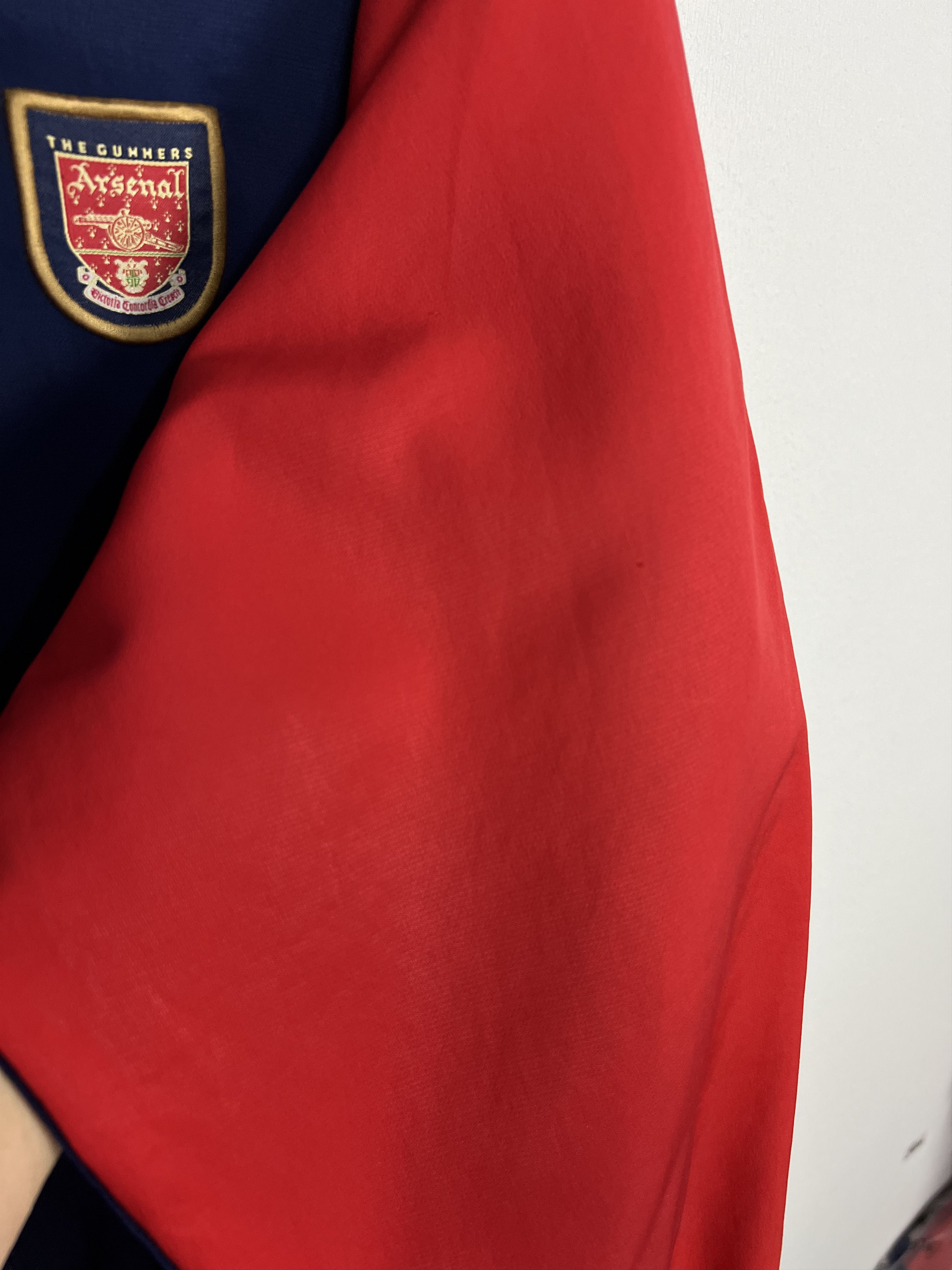 Nike Vintage 90's Arsenal Football Train Jacket Soccer Track Top Size US S / EU 44-46 / 1 - 6 Thumbnail