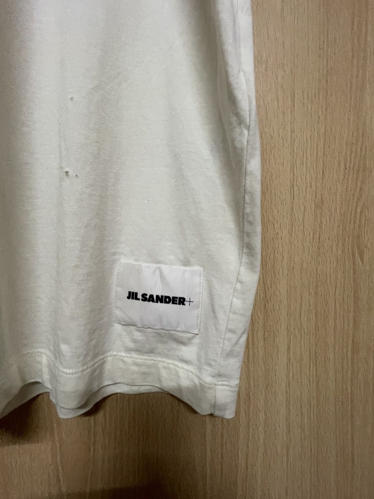 Jil Sander Distressed Jil Sander Blank Tee Size US XL / EU 56 / 4 - 2 Thumbnail