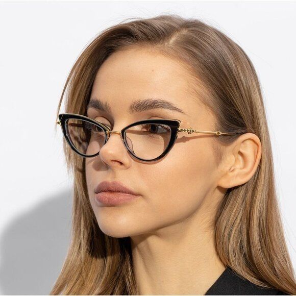Valentino NEW VALENTINO EYEGLASSES WOMEN GOLD V-DAYDREAM VLX-123A Size ONE SIZE - 2 Thumbnail