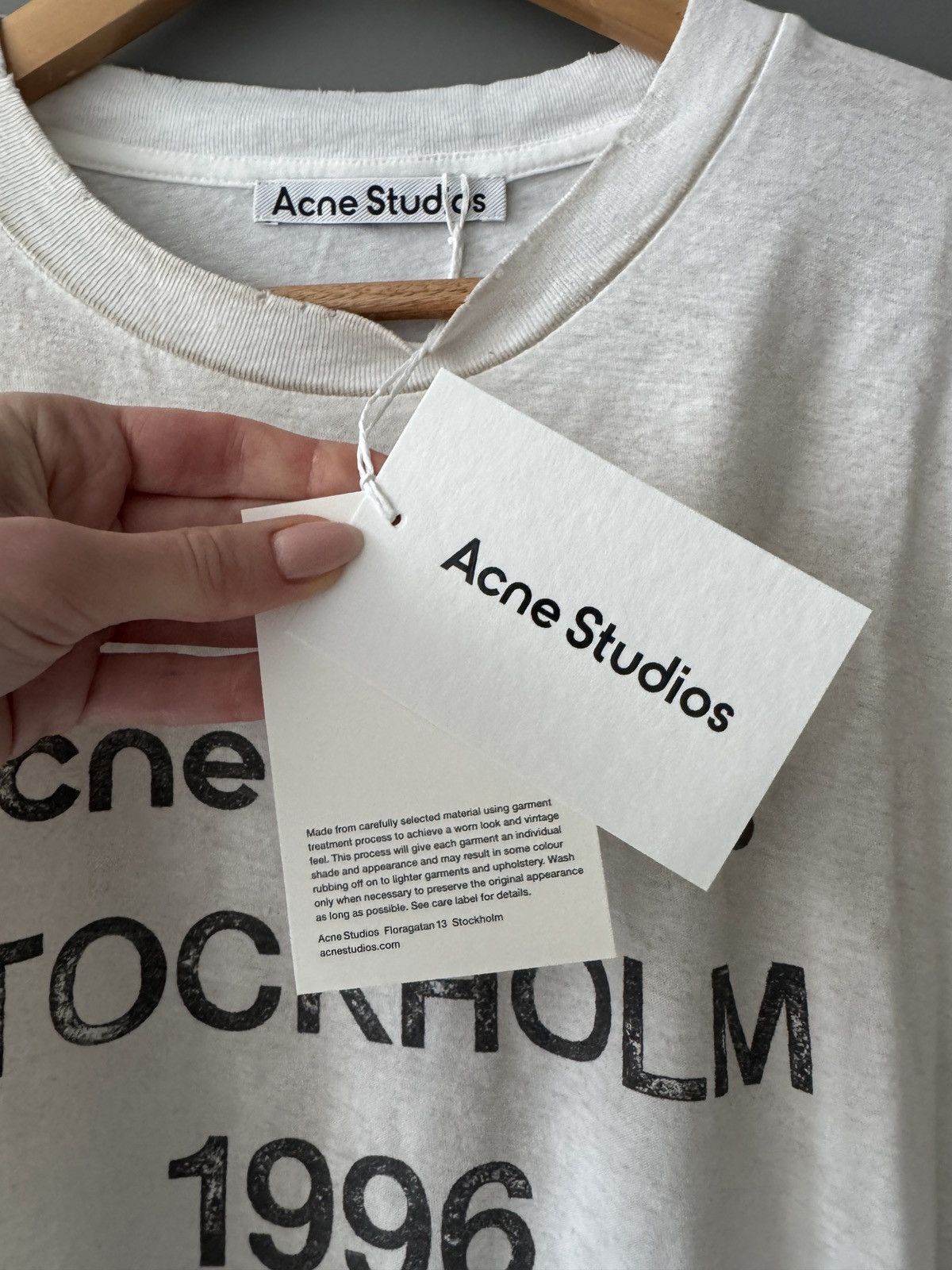 Acne Studios Last Size Acne Studios Stockholm 1996 Logo Print Reglan Size US XS / EU 42 / 0 - 3 Thumbnail