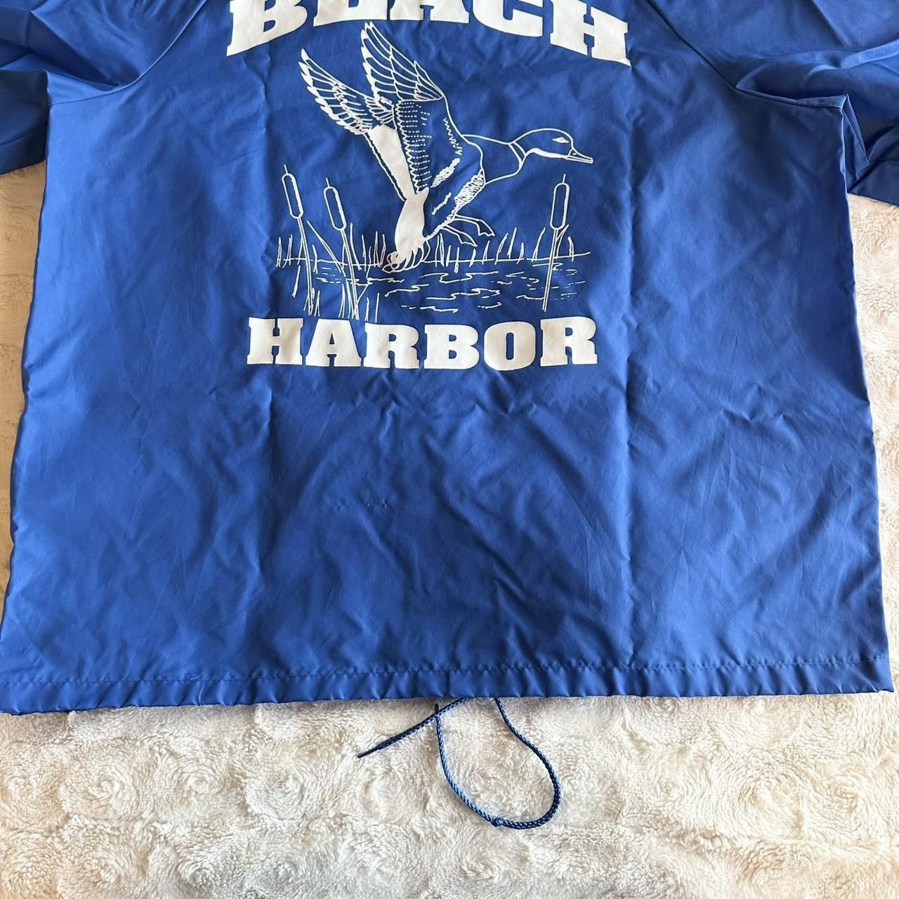 Auburn Sportswear Vintage Beach Harbor Jacket Womens Large Blue Duck Bird 80s Size L / US 10 / IT 46 - 4 Thumbnail