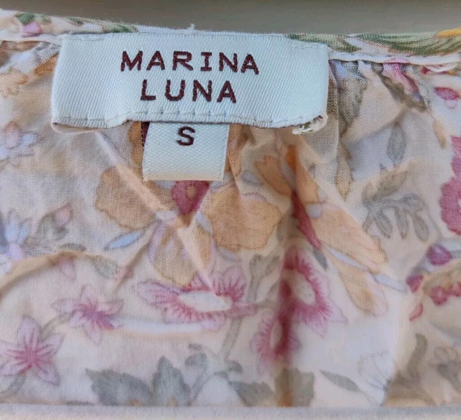 Other Marina Luna Womans Top Blouse Fall Floral Size Small S Thin Size S / US 4 / IT 40 - 7 Thumbnail