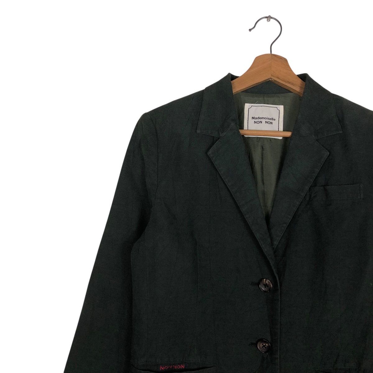 Japanese Brand 📌Vintage Cropped Chore Jacket Button Mademoiselle Non Non Size US M / EU 48-50 / 2 - 8 Thumbnail