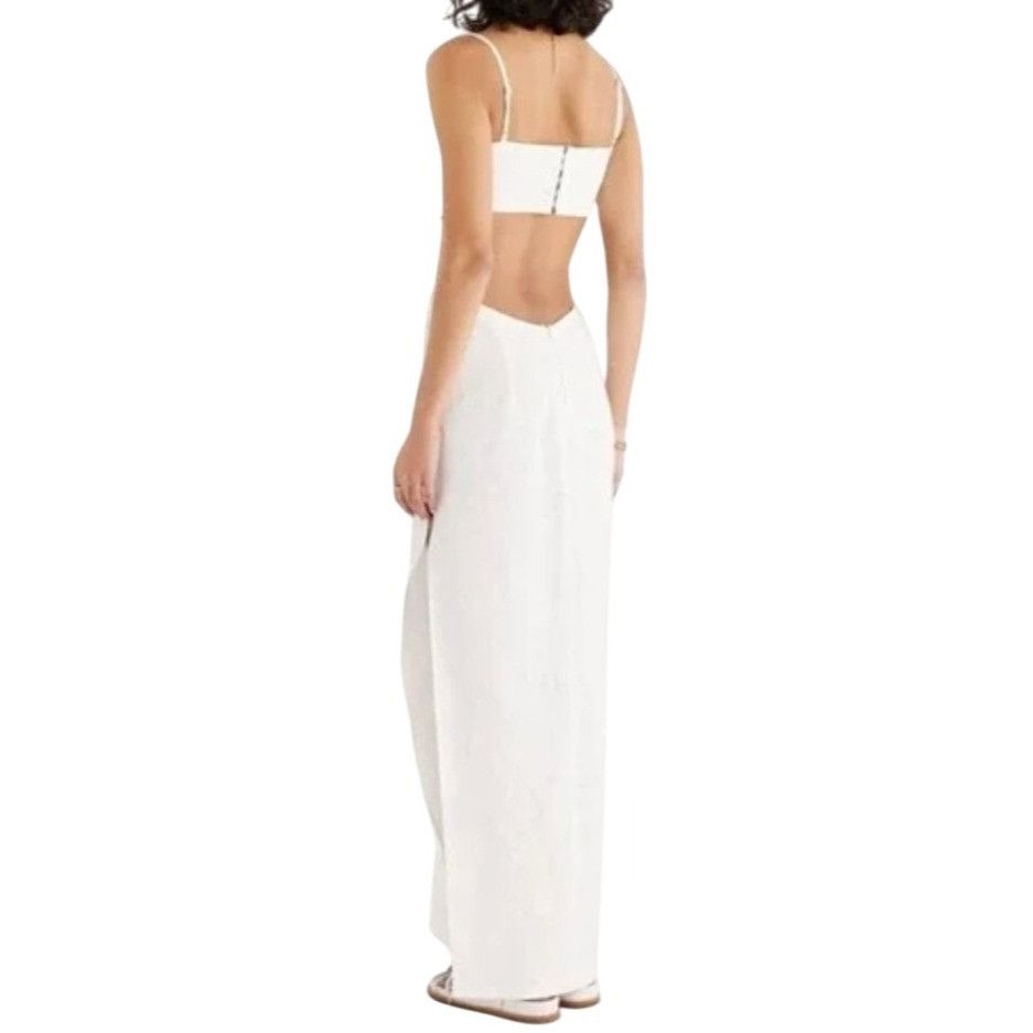 Other Revolve Rumer Small Linen Avalon Tortoise Ring Cutout Maxi W Size S / US 4 / IT 40 - 8 Thumbnail