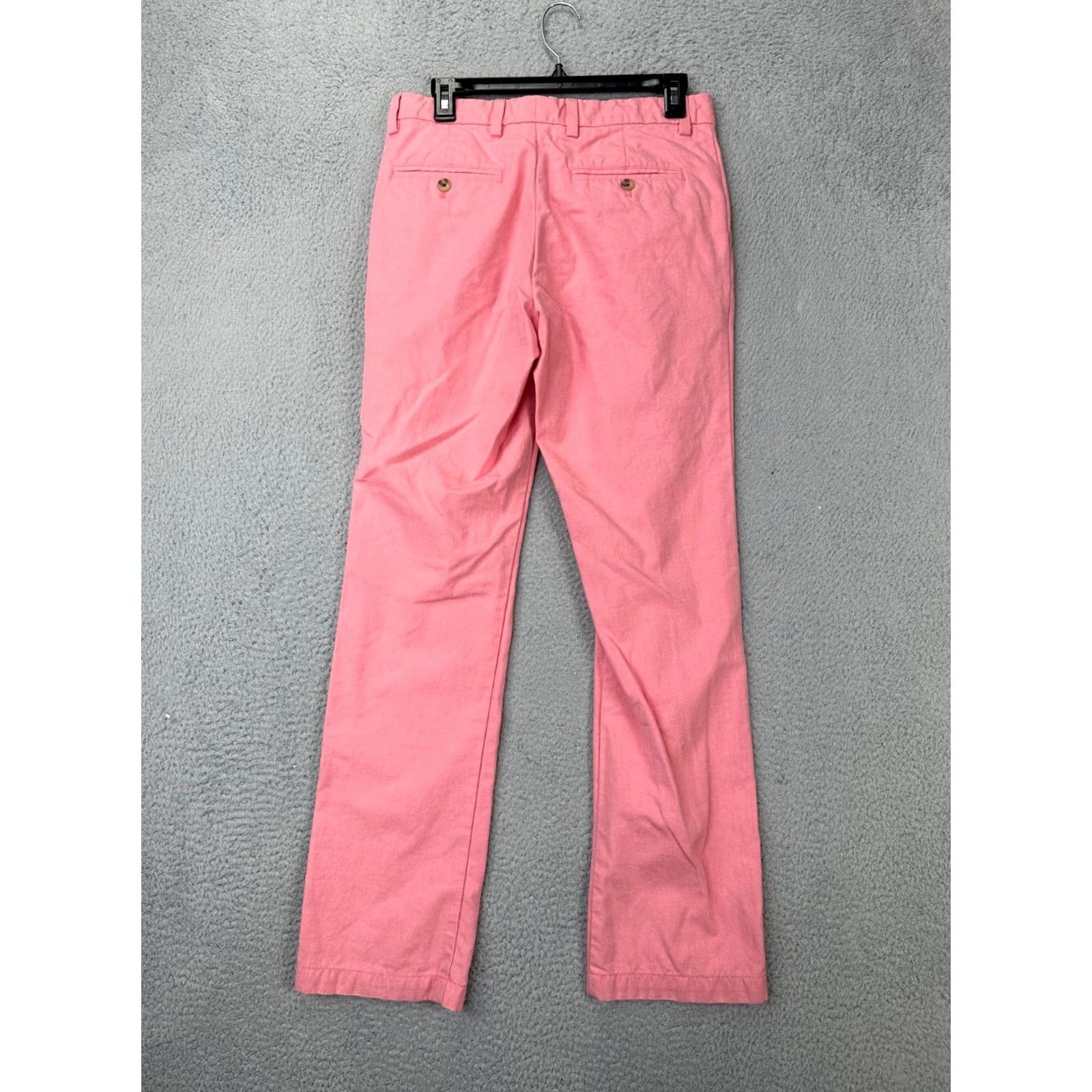 Vineyard Vines Vineyard Vines Pants Mens 30X32 Burgee Pink 100% Pima Cotton Khakis Flat Front Regular Size US 30 / EU 46 - 3 Thumbnail