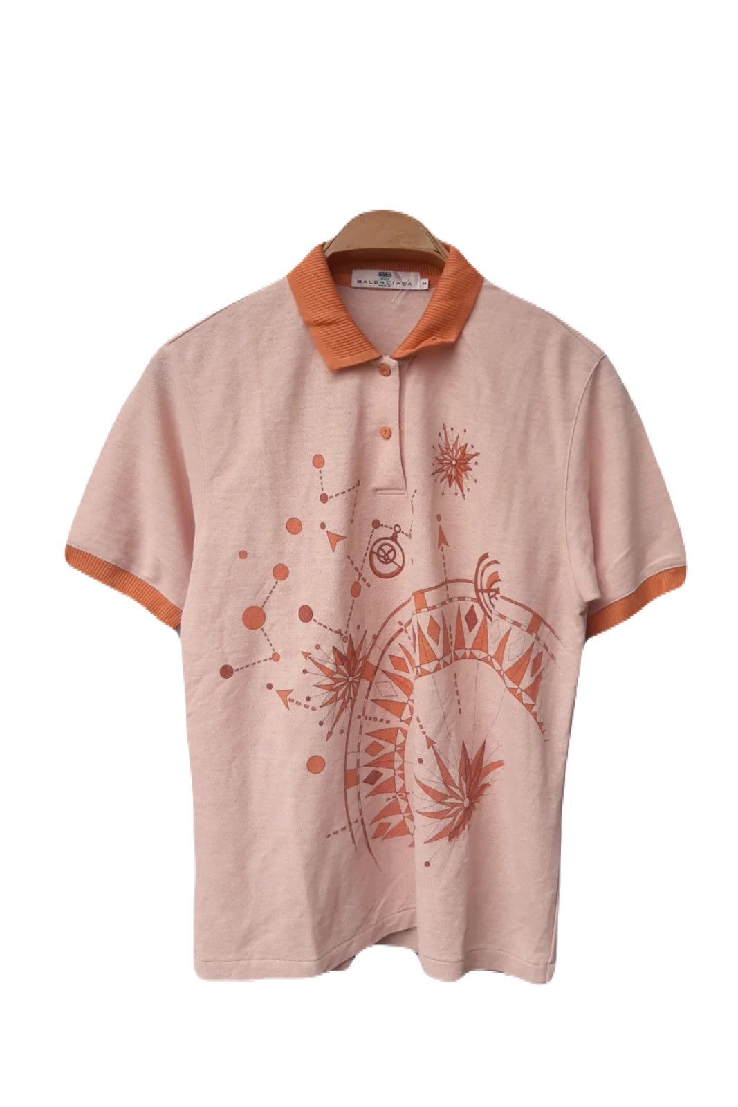 Balenciaga Vintage 90s Balenciaga Paris Polo Shirt Size US M / EU 48-50 / 2 - 1 Thumbnail