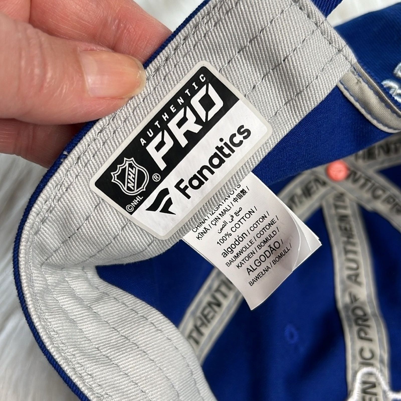 NHL NHL 2024 All Star Game Royal Blue Fanatics Cap Size ONE SIZE - 5 Thumbnail