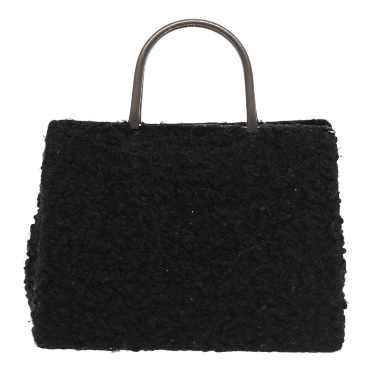 Salvatore Ferragamo Salvatore Ferragamo Gancini Hand Bag Mouton Black Size ONE SIZE - 2 Thumbnail