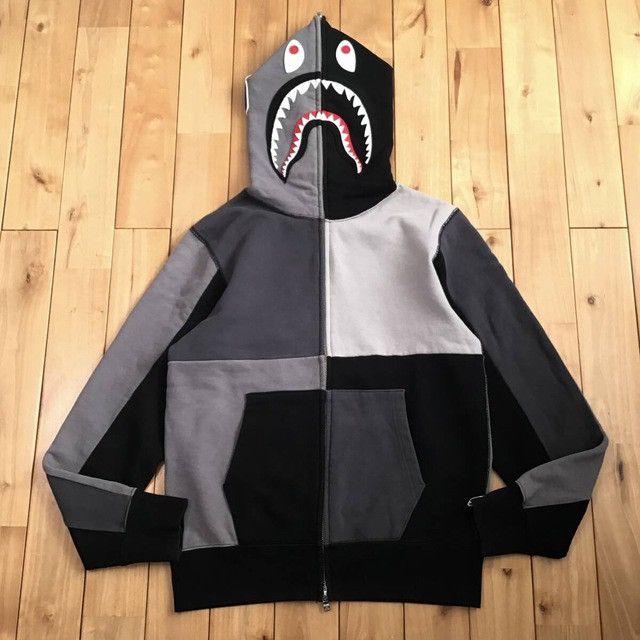 Bape BAPE Crazy color shark full zip hoodie a bathing ape Size US M / EU 48-50 / 2 - 1 Thumbnail