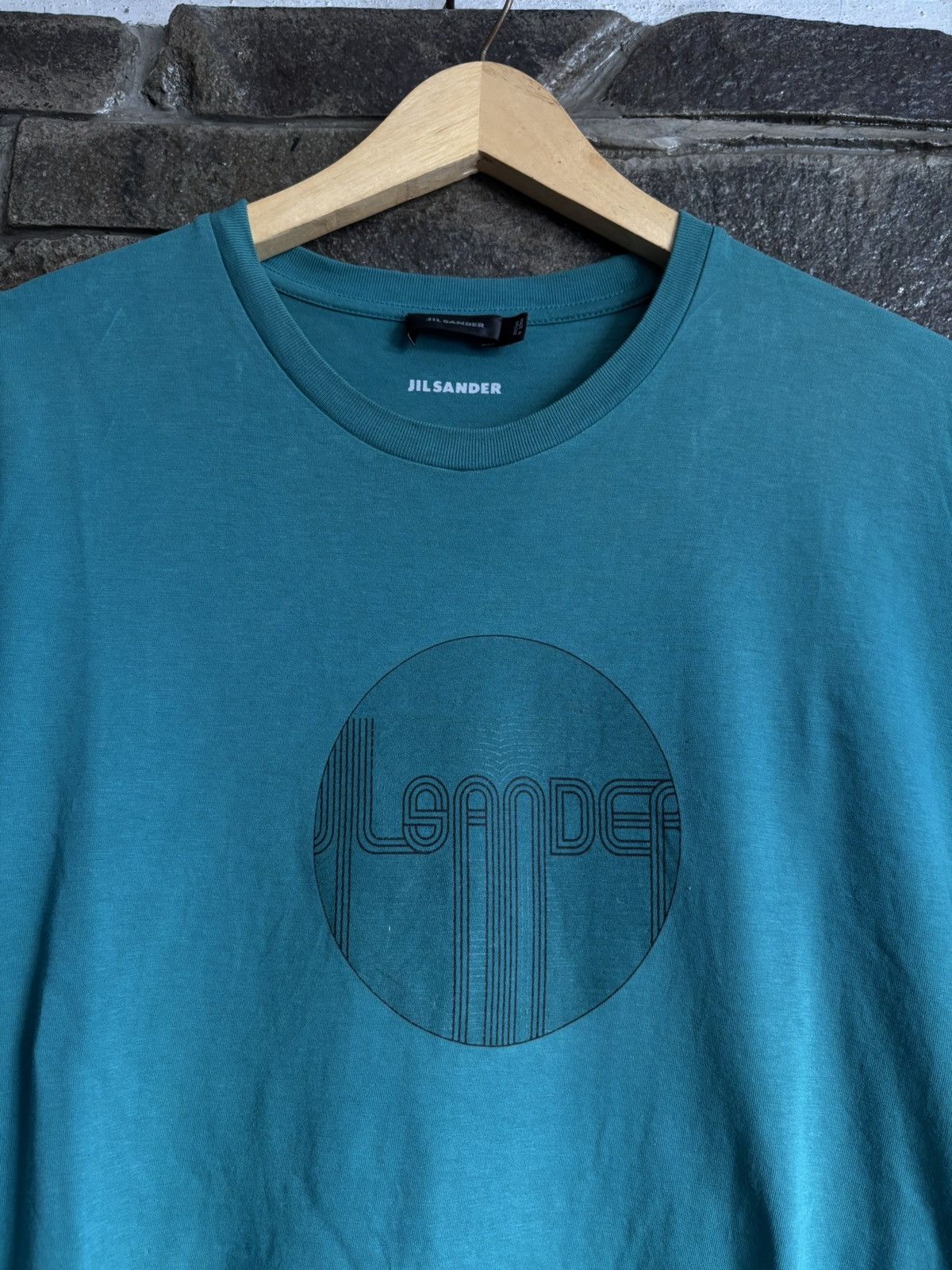 Jil Sander Jil Sander Circular Logo Tee Size US L / EU 52-54 / 3 - 4 Thumbnail
